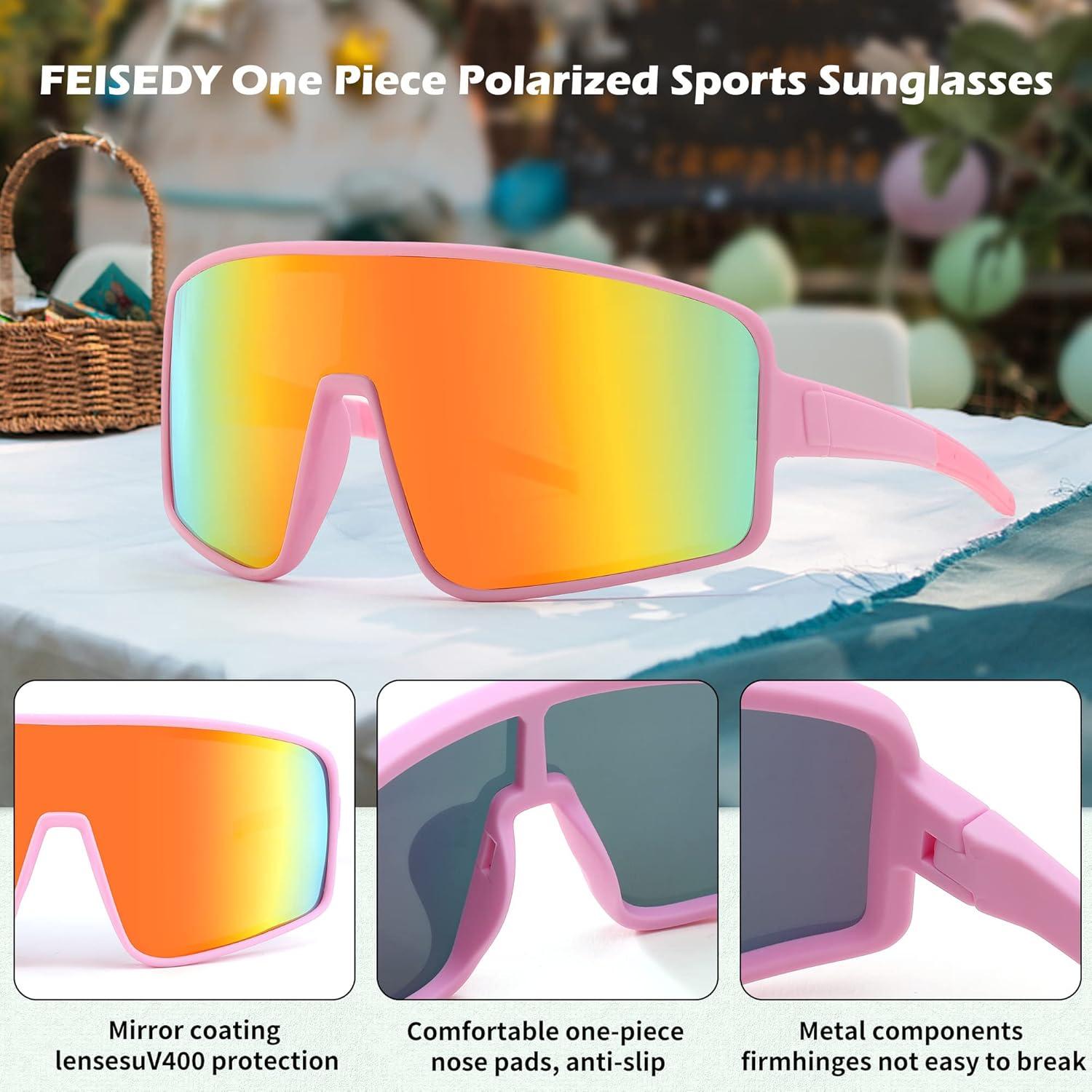 Gafas de sol deportivas FEISEDY polarizadas UV400 unisex
