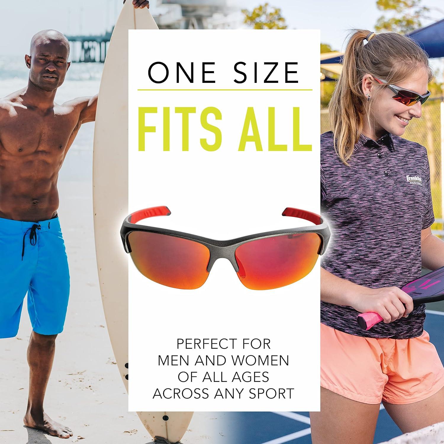 Gafas de sol Franklin Sports 52770 UV para deportes - Rojo