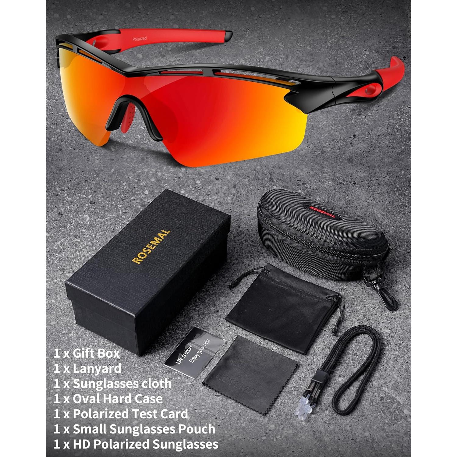 Gafas de sol deportivas Rosemal 7252 polarizadas UV400