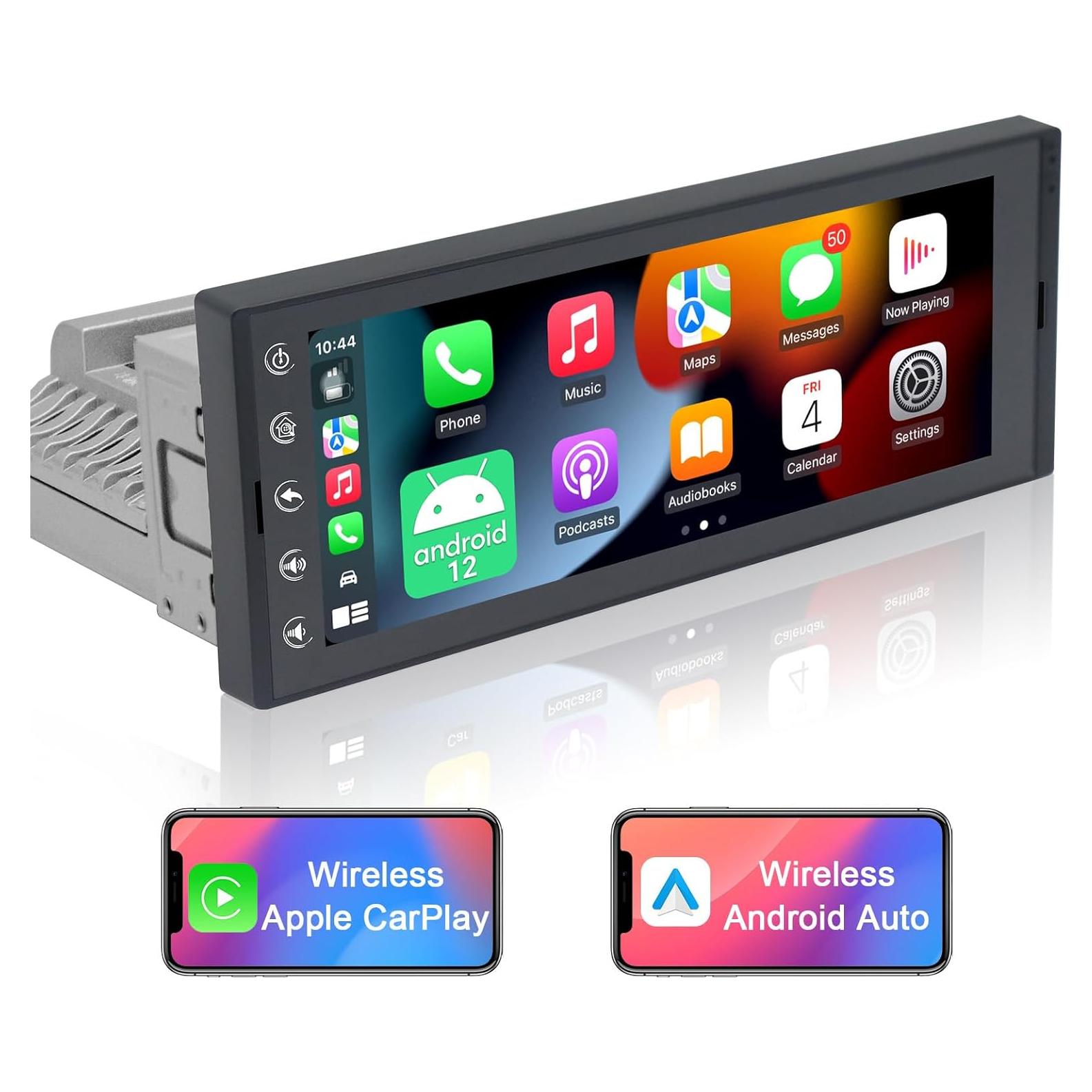Estéreo de Coche 6.9" LEROAADZ Android 10 CarPlay Inalámbrico