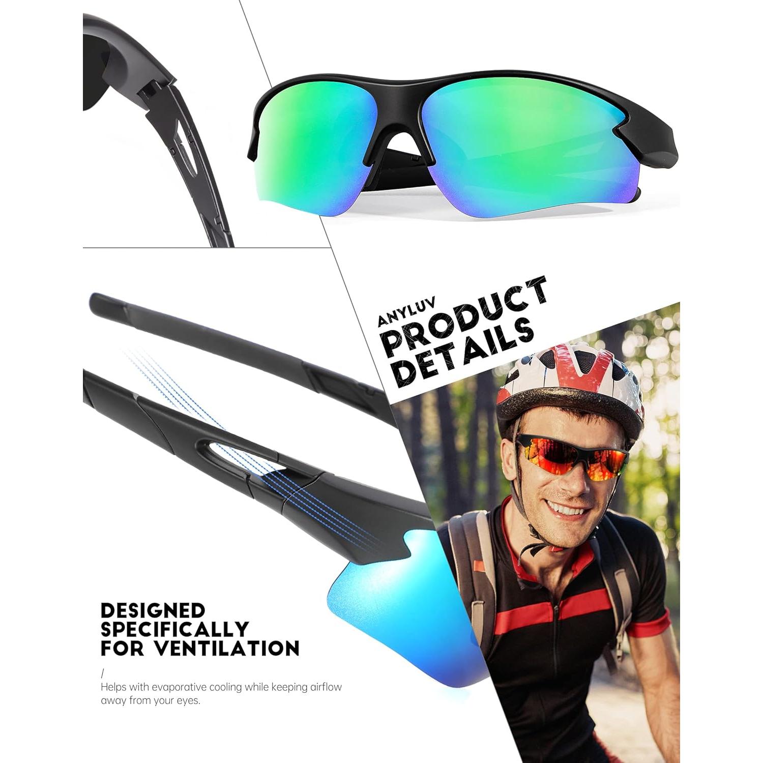 Gafas de sol deportivas ANYLUV A61-1-5-6 polarizadas UV