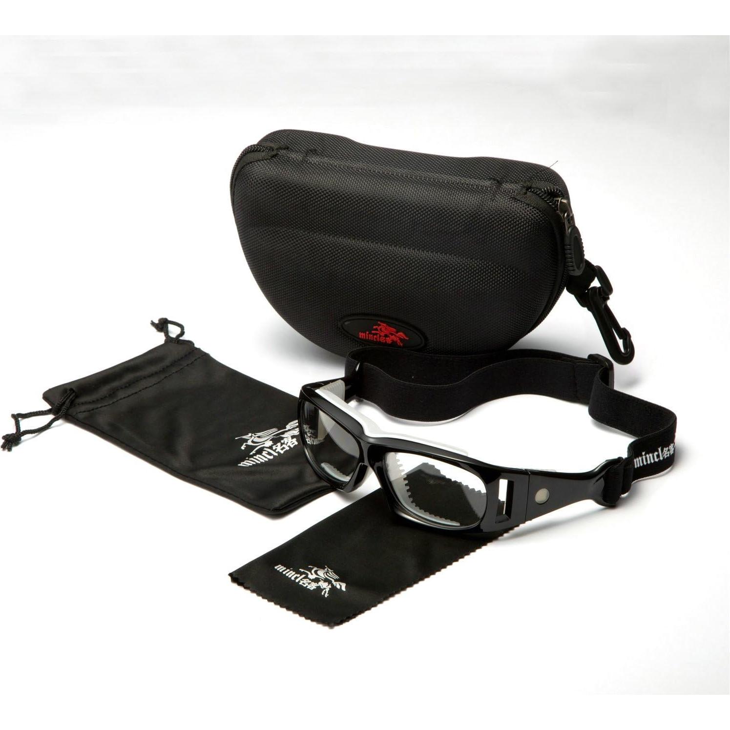 Gafas de Deporte Mincl Negras para Baloncesto y Fútbol