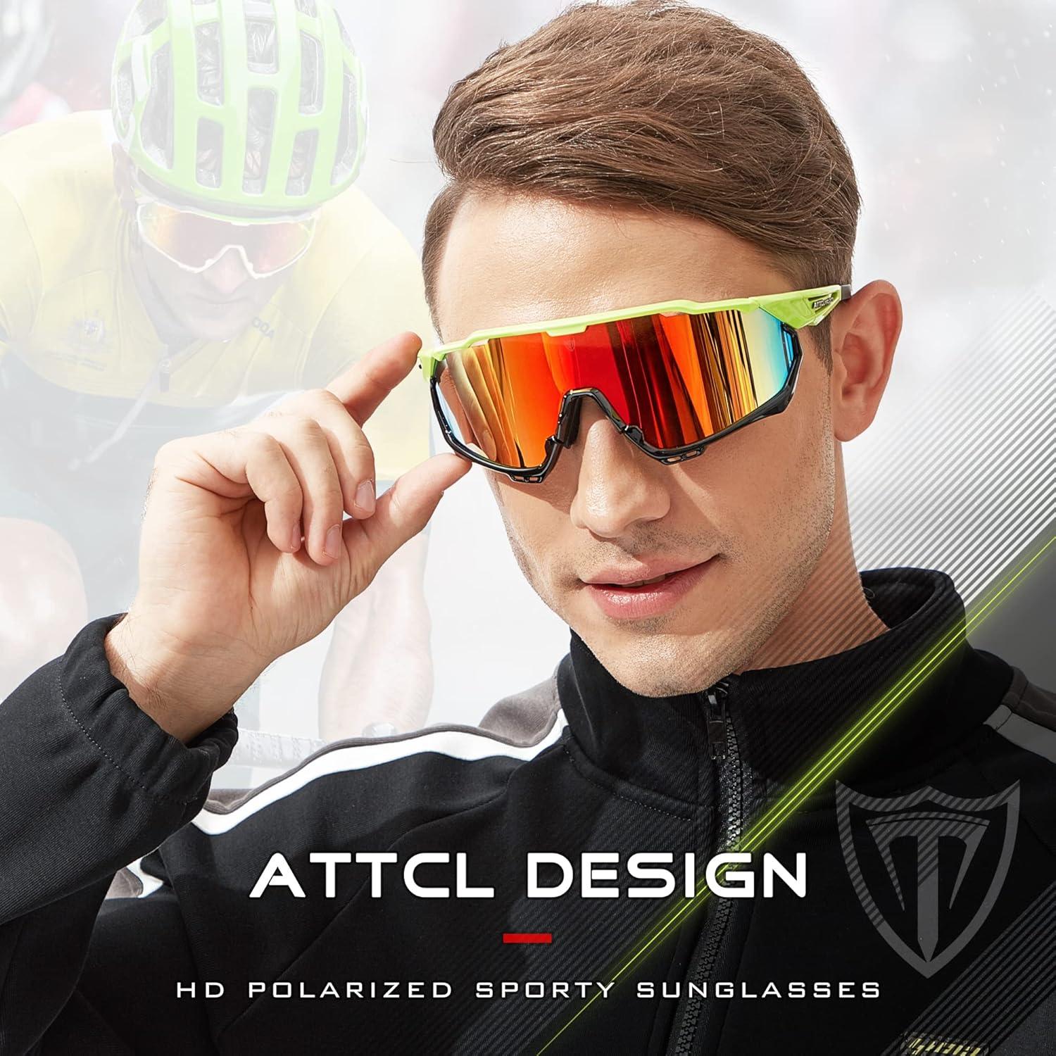 Gafas de sol ATTCL UV 400 para ciclismo y deportes al aire libre