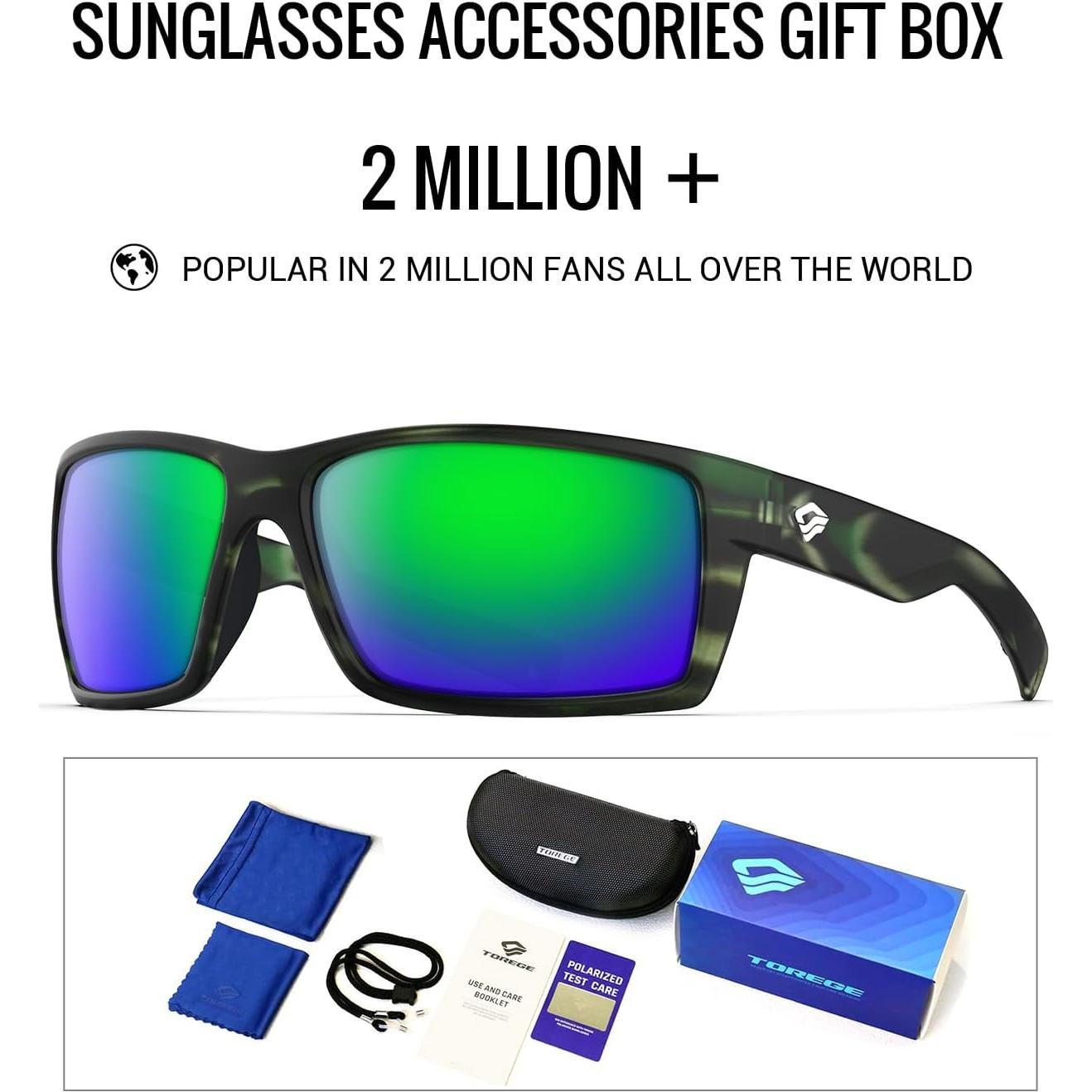 Gafas de sol polarizadas TOREGE TR24 para ciclismo y outdoor