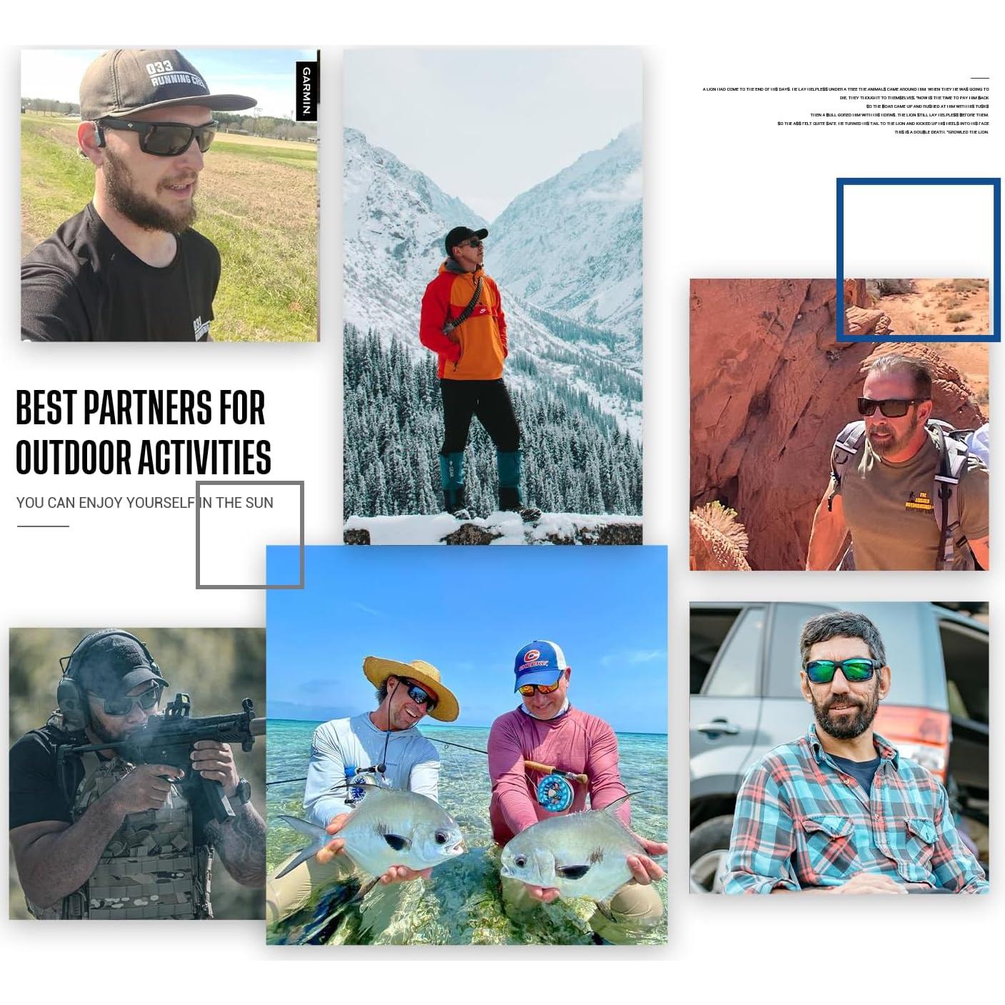 Gafas de sol polarizadas TOREGE TR24 para ciclismo y outdoor