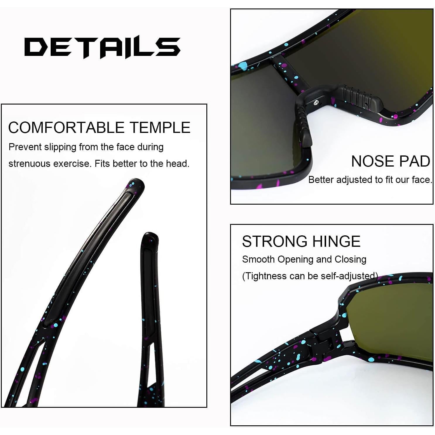 Gafas de Ciclismo Polarizadas SPOSUNE UV400 Unisex