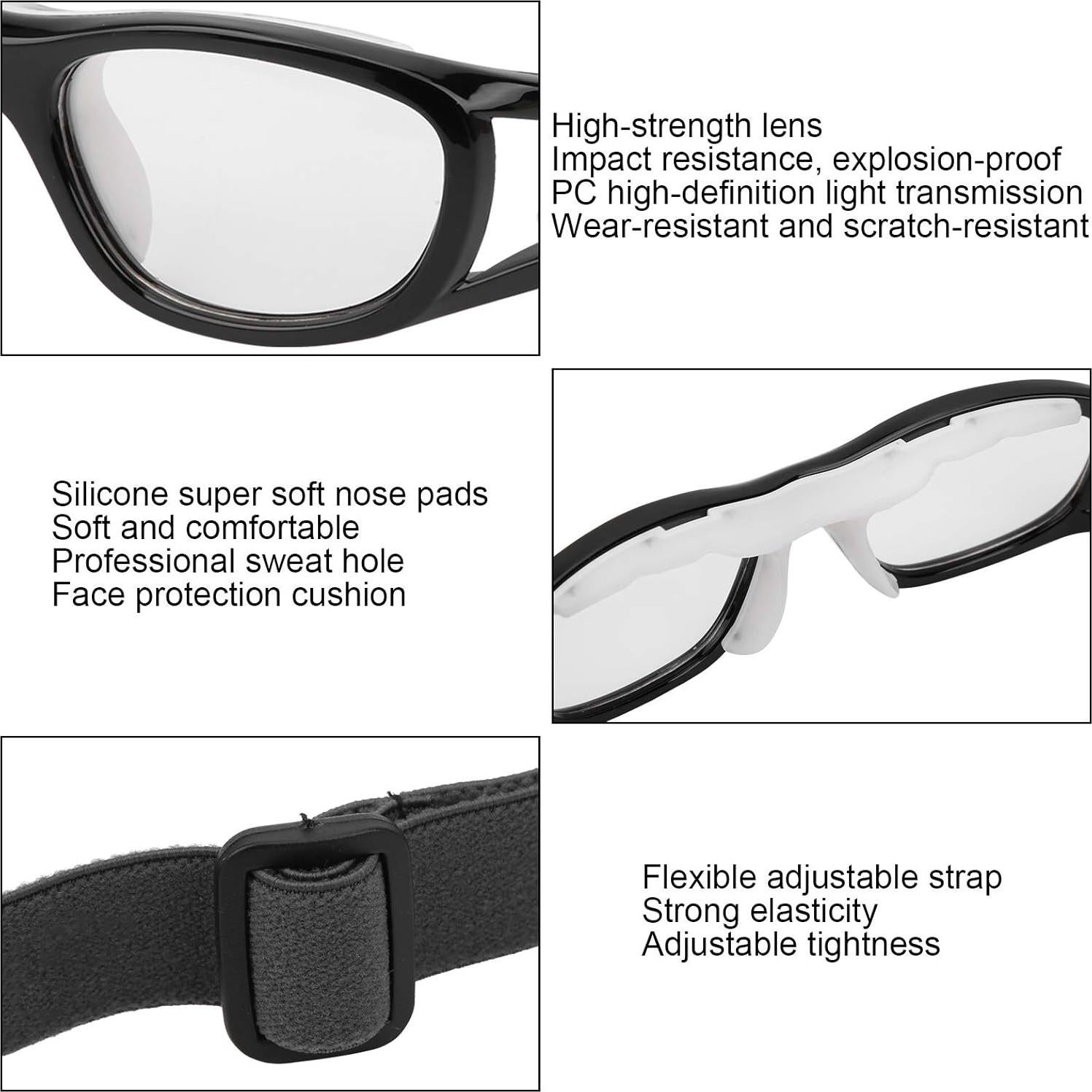 Gafas de Seguridad para Niños Tiiyee Negros UV y Antiempañantes