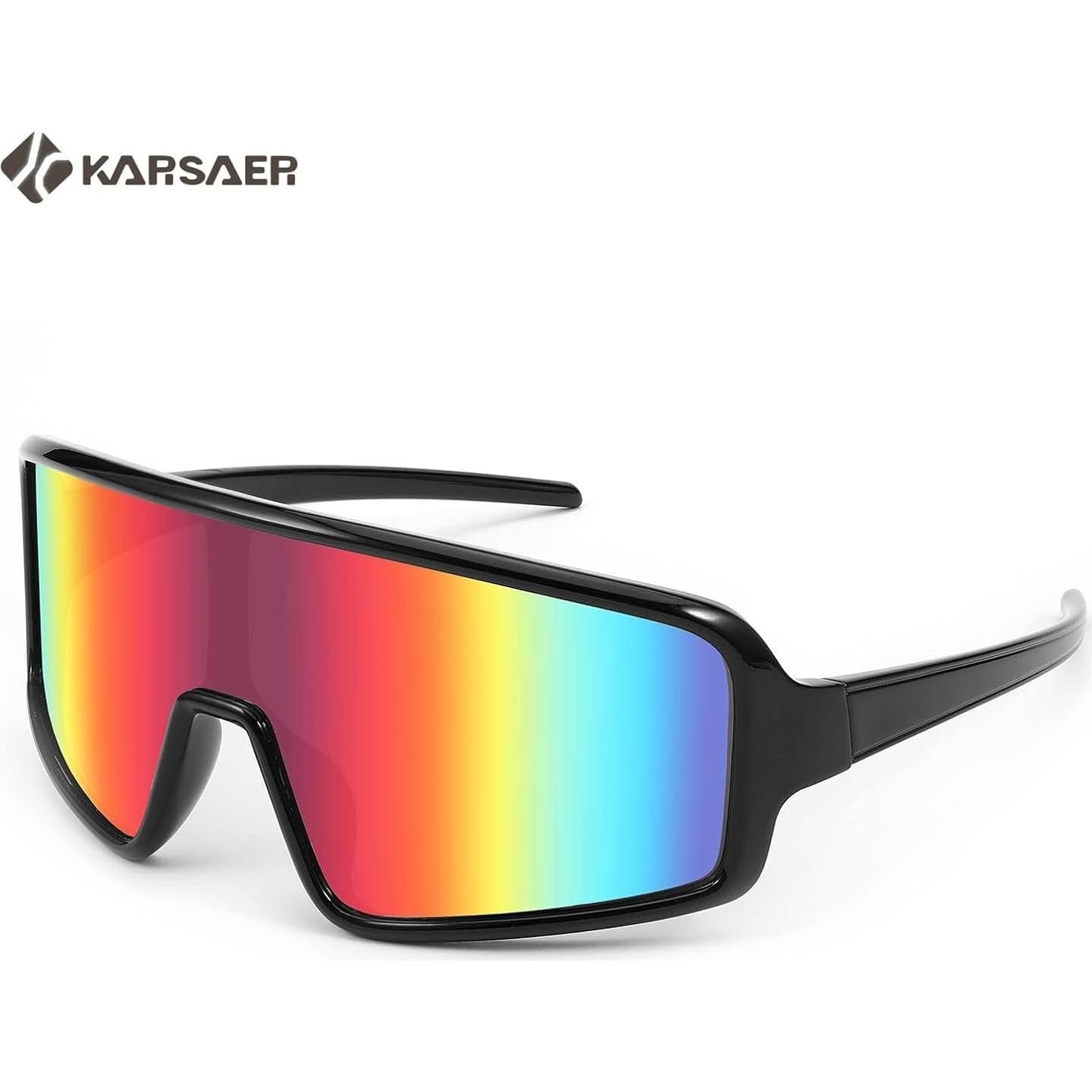 Gafas de sol Karsaer Unisex deportivas con lentes espejo
