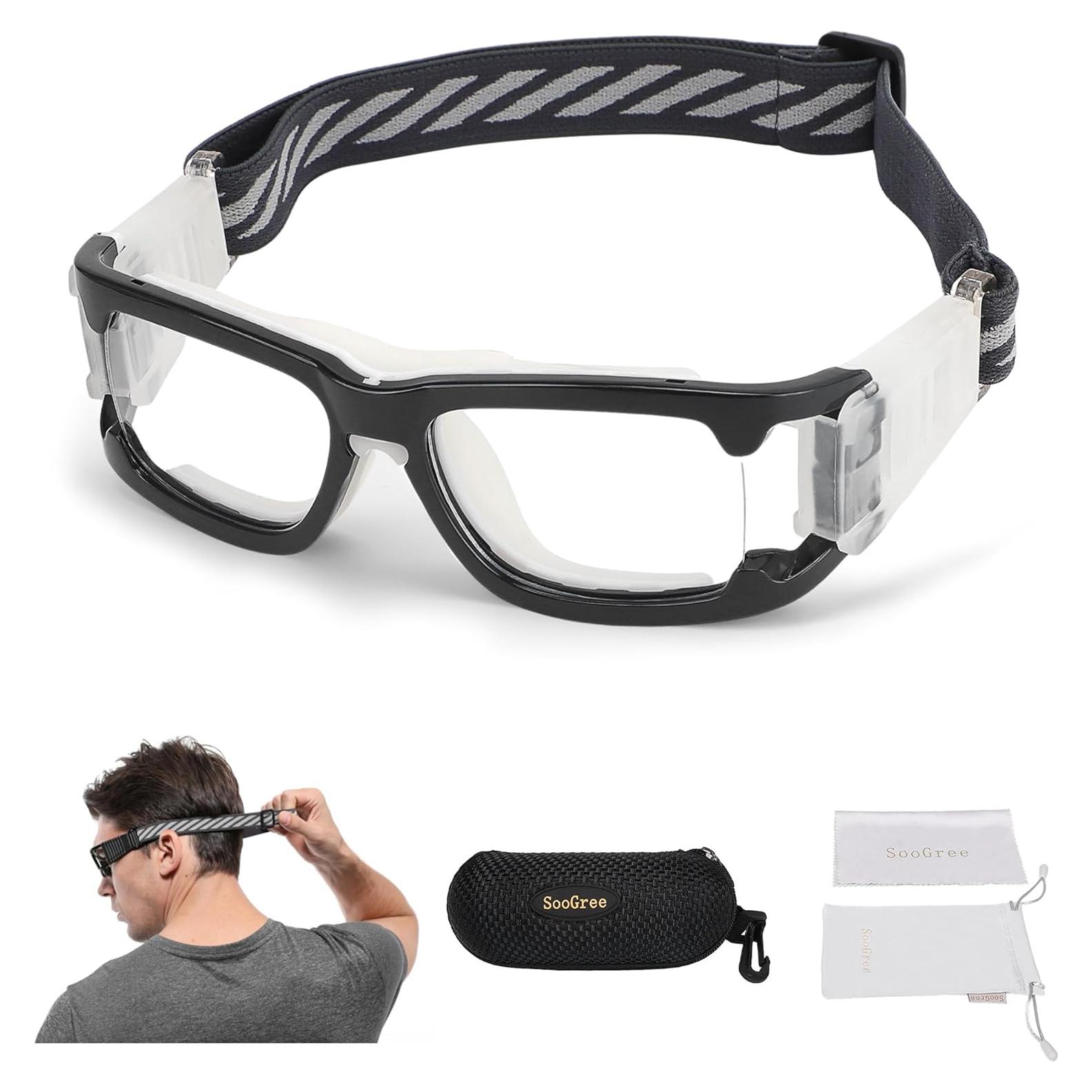 Gafas Deportivas Antivaho para Baloncesto y Fútbol - Negro