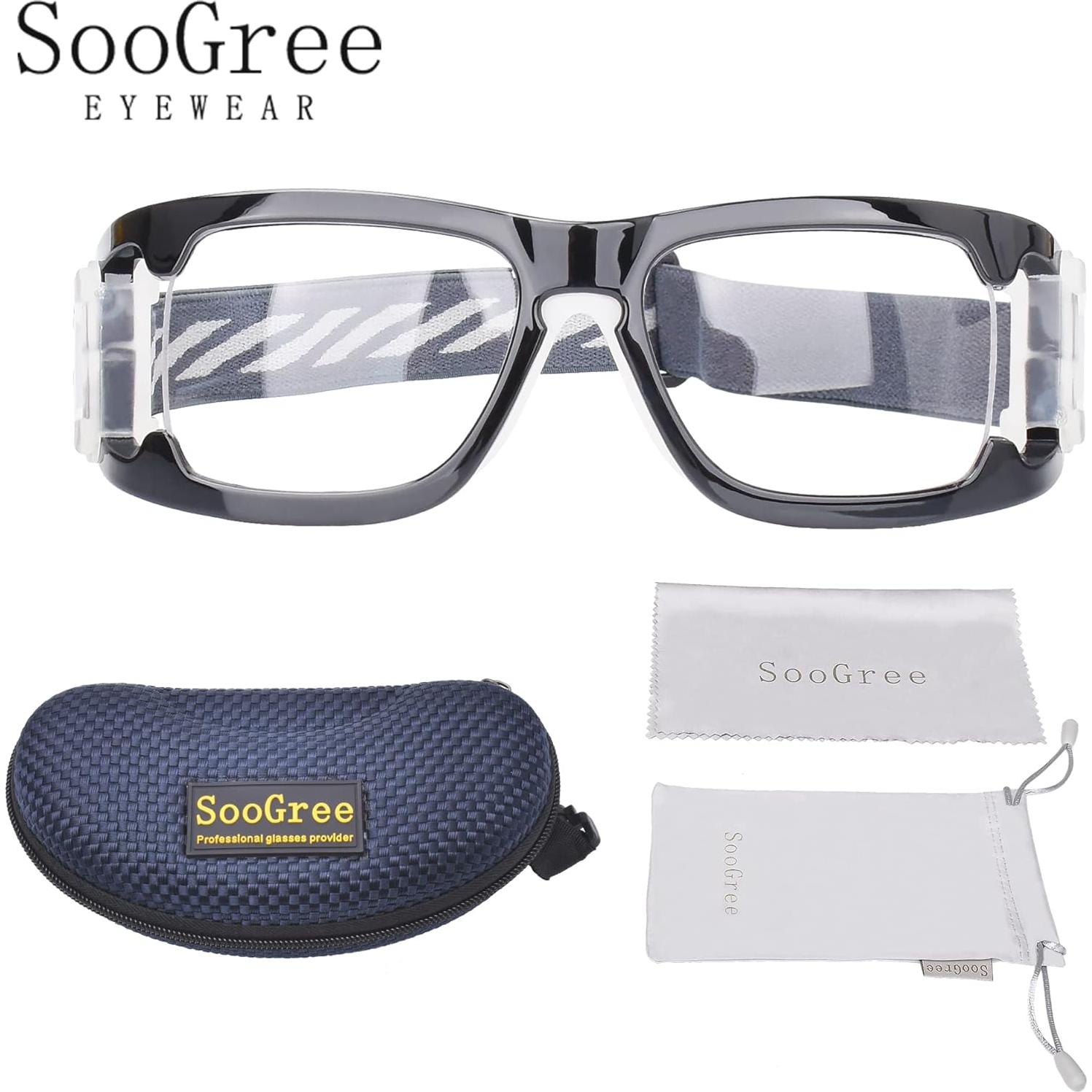 Gafas Deportivas Antivaho para Baloncesto y Fútbol - Negro