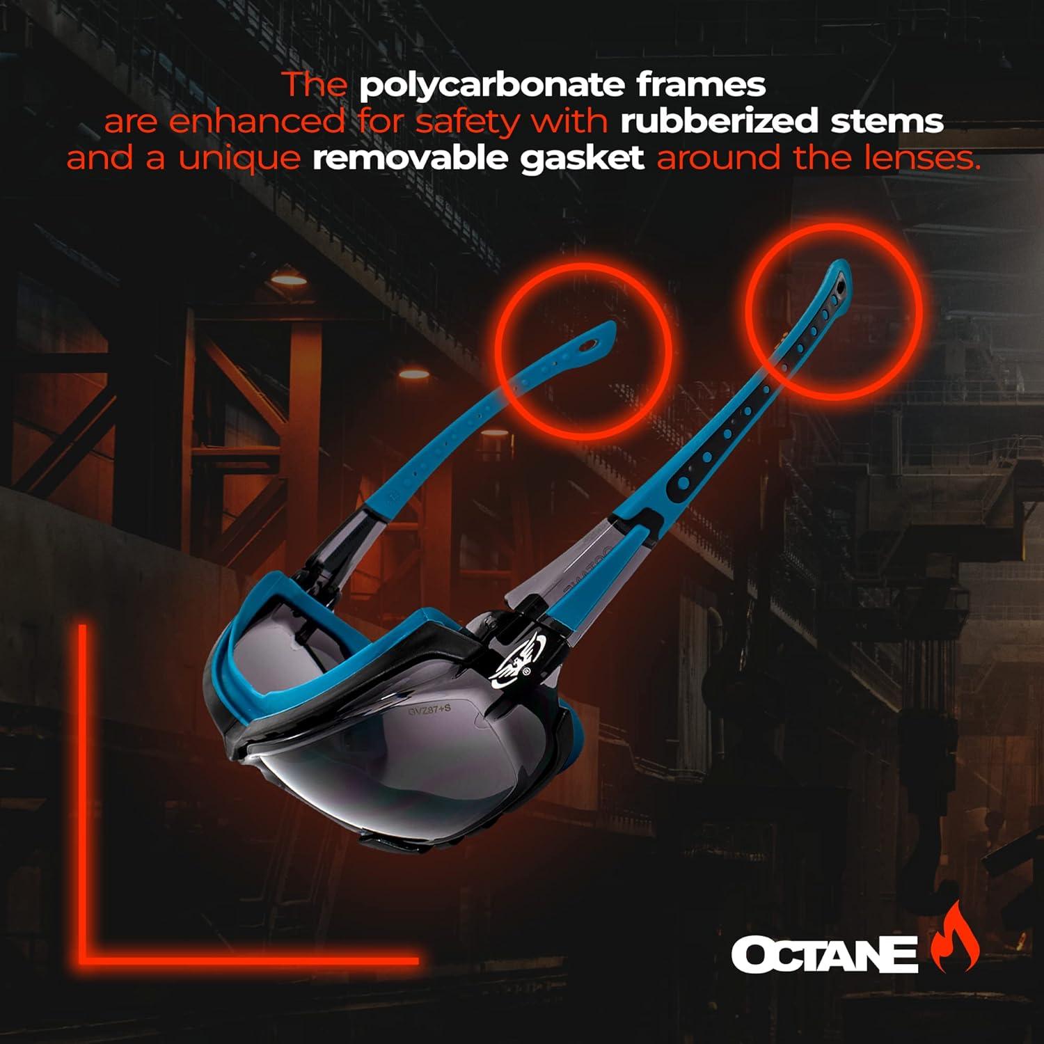 Gafas de Seguridad Global Vision Octane UV y Antiempañante