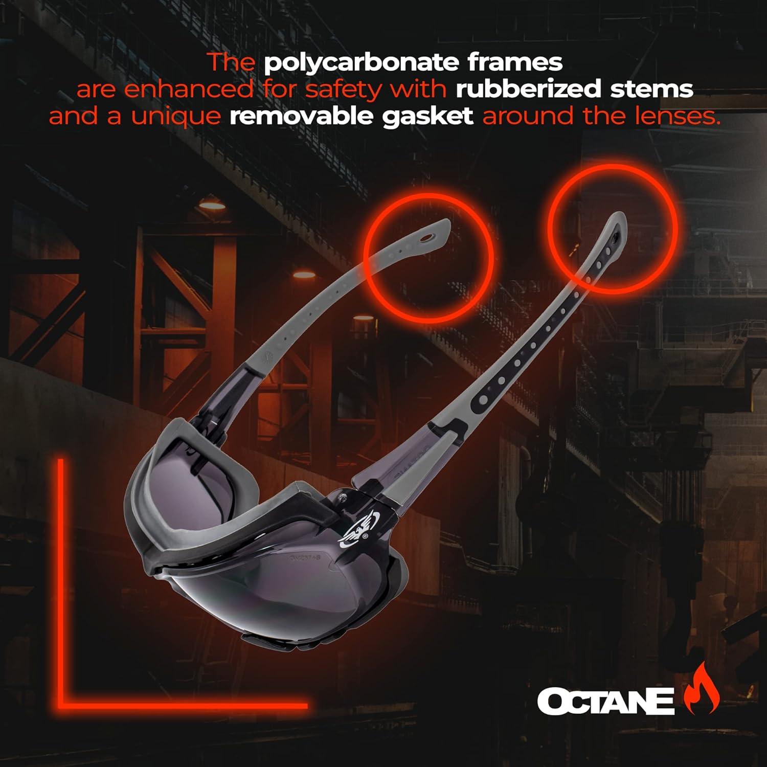 Gafas de sol deportivas Global Vision Octane gris humo