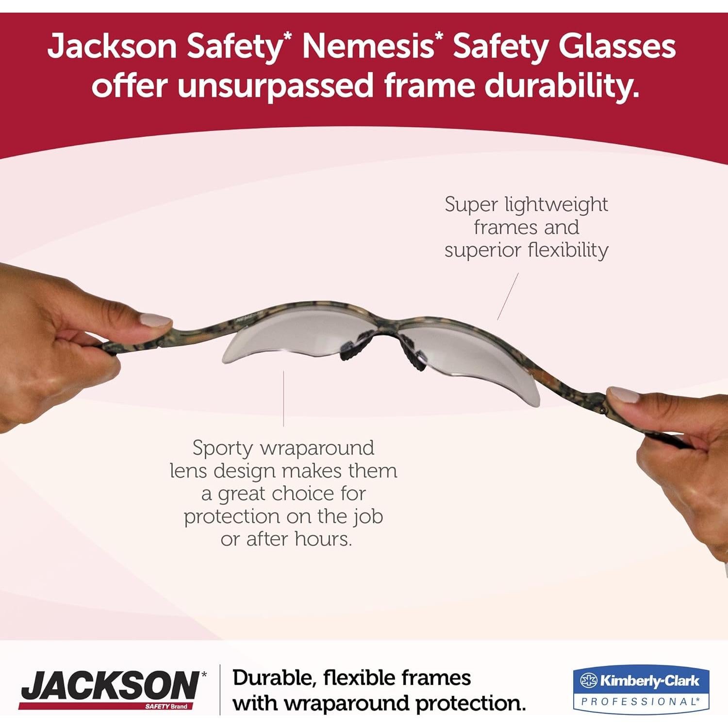 Gafas de Seguridad KleenGuard V60 +3.0 Dioptrías Marco Negro