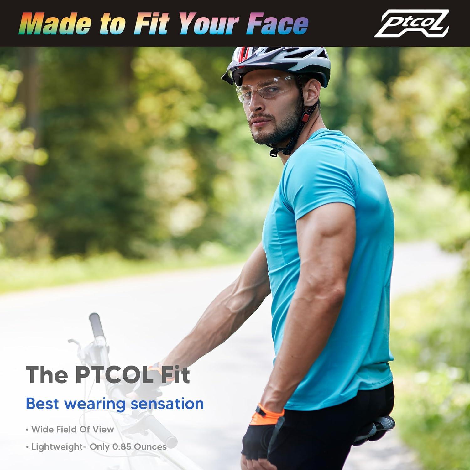 Gafas de Seguridad PTCOL Transparentes UV 24 Unidades