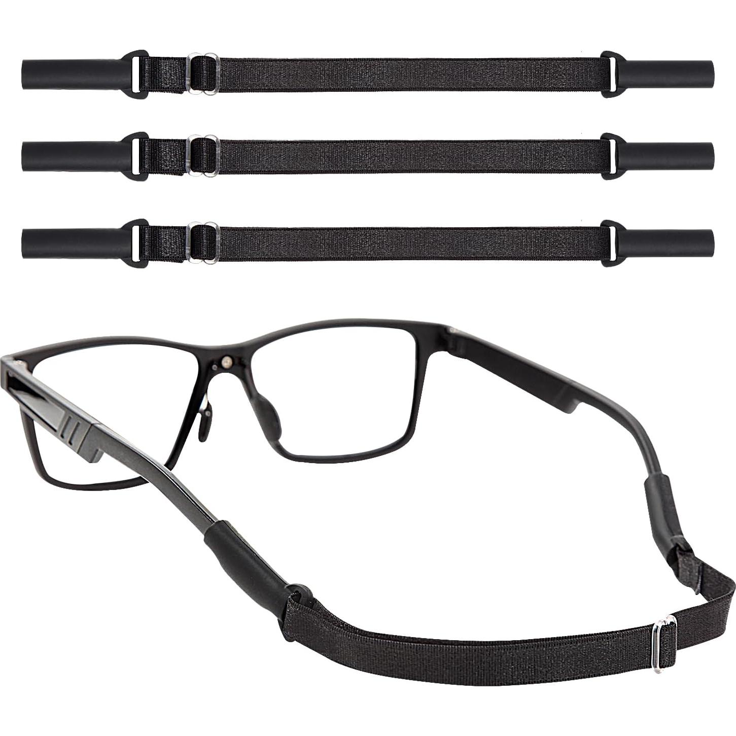 Correa Ajustable para Gafas Marca Gafas-2 Negra 19-34 cm
