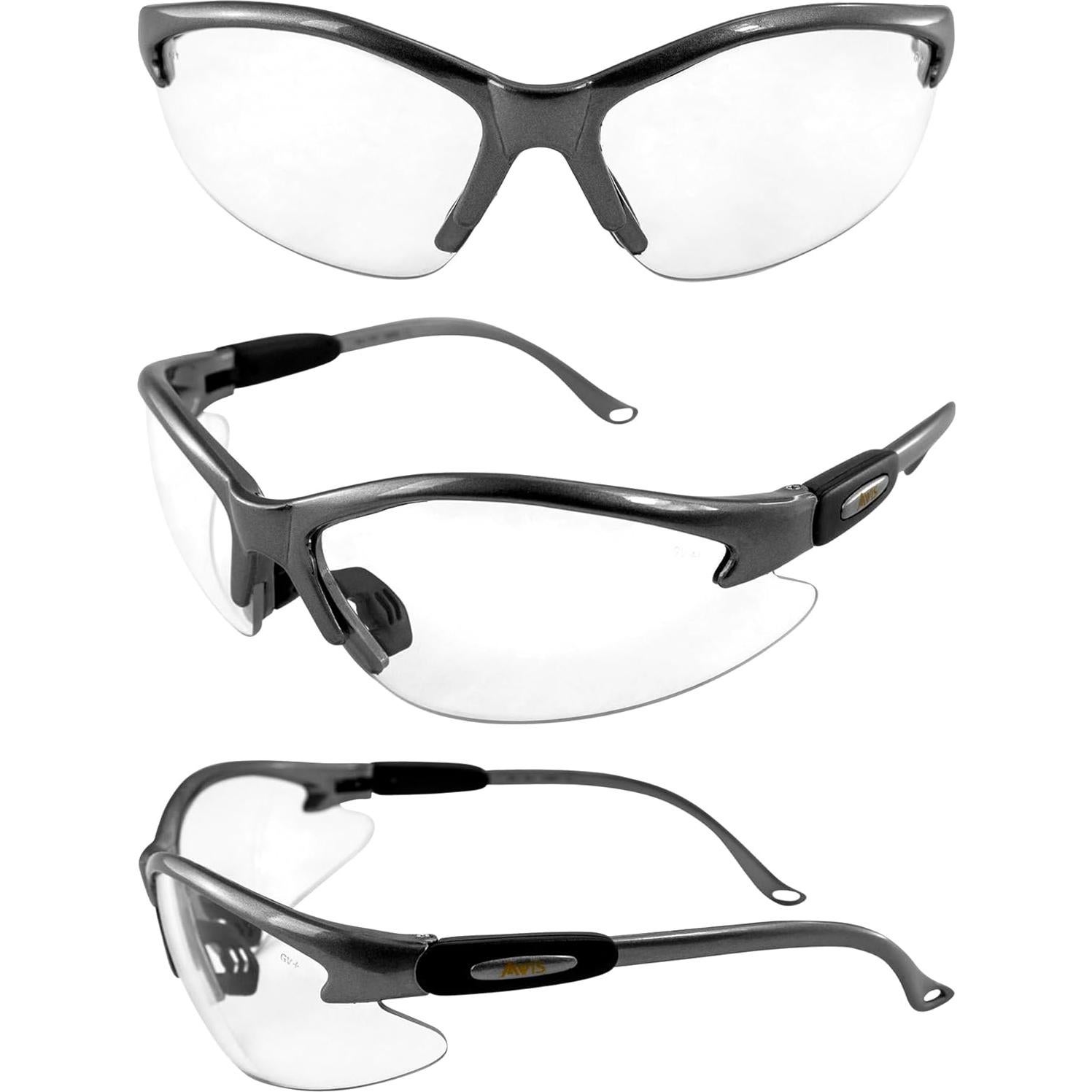 Gafas de Seguridad Global Vision Competitor Gris Lente Clara