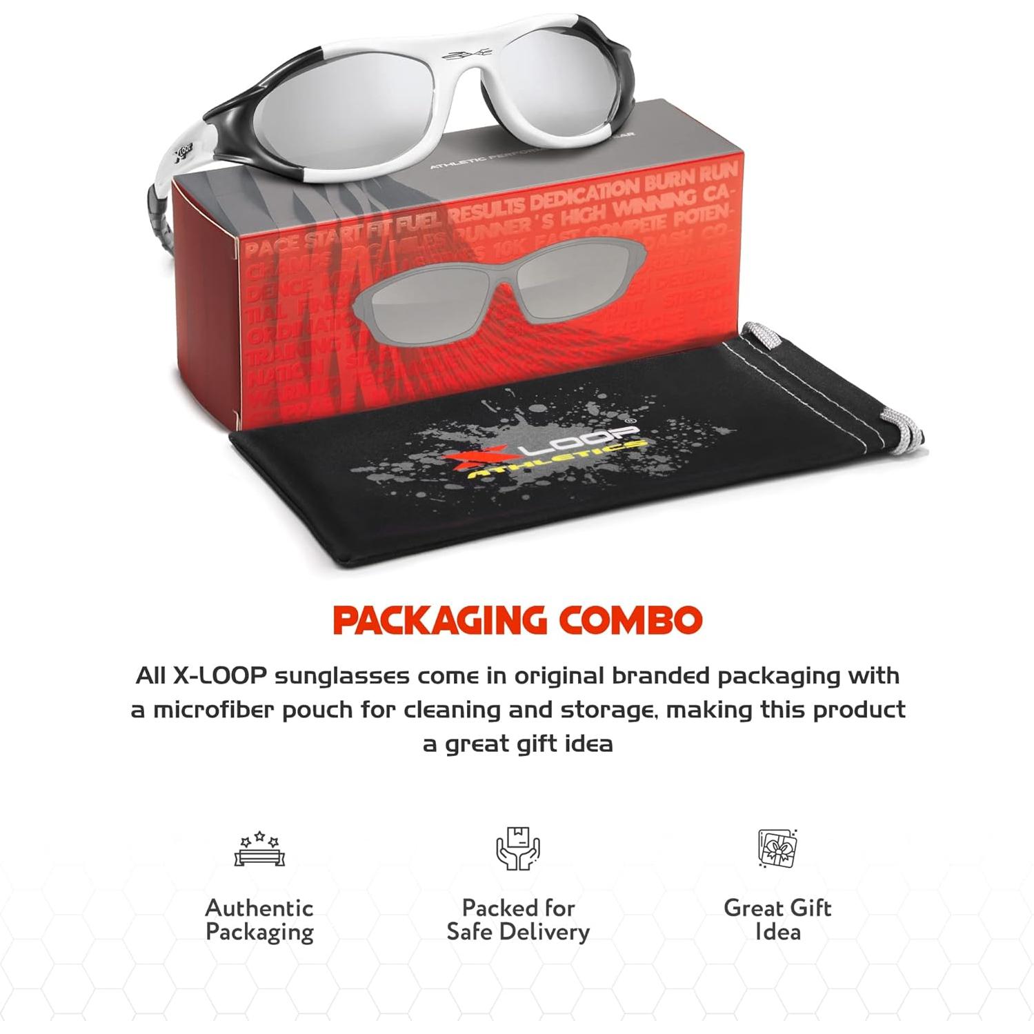 Gafas de sol polarizadas X LOOP para niños 8-16 años UV400