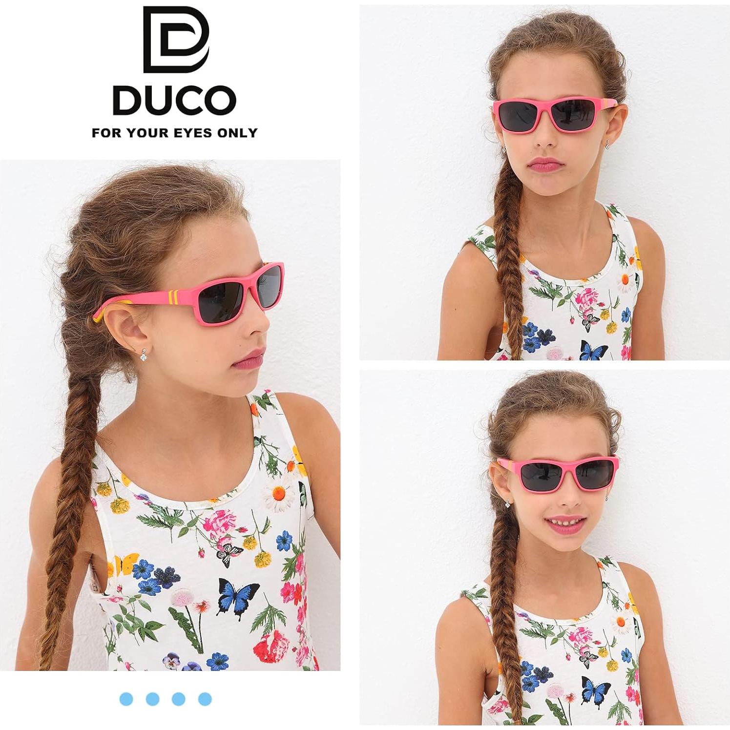 Gafas de sol polarizadas DUCO para niños 6-10 años UV400