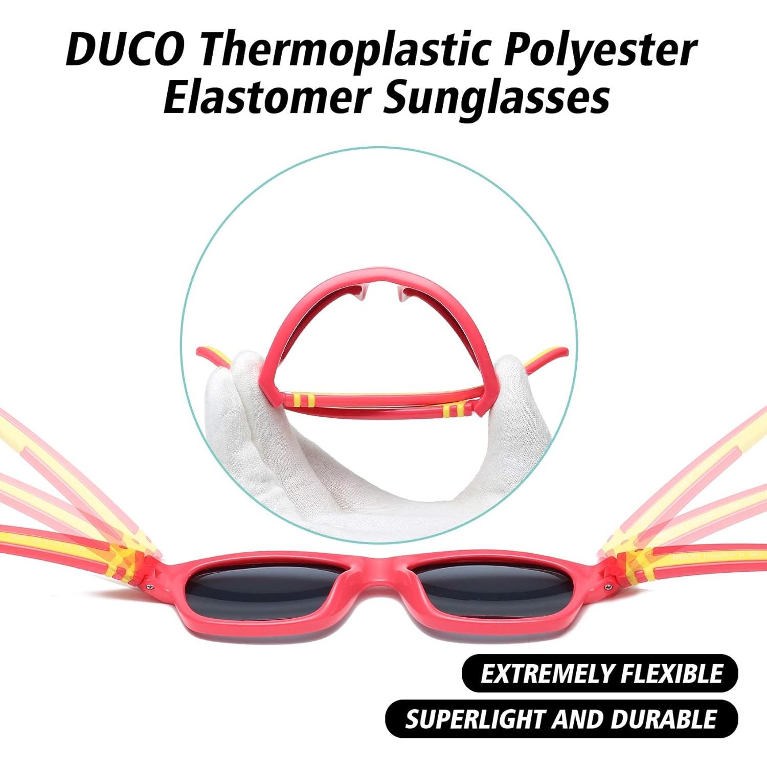 Gafas de sol polarizadas DUCO para niños 6-10 años UV400