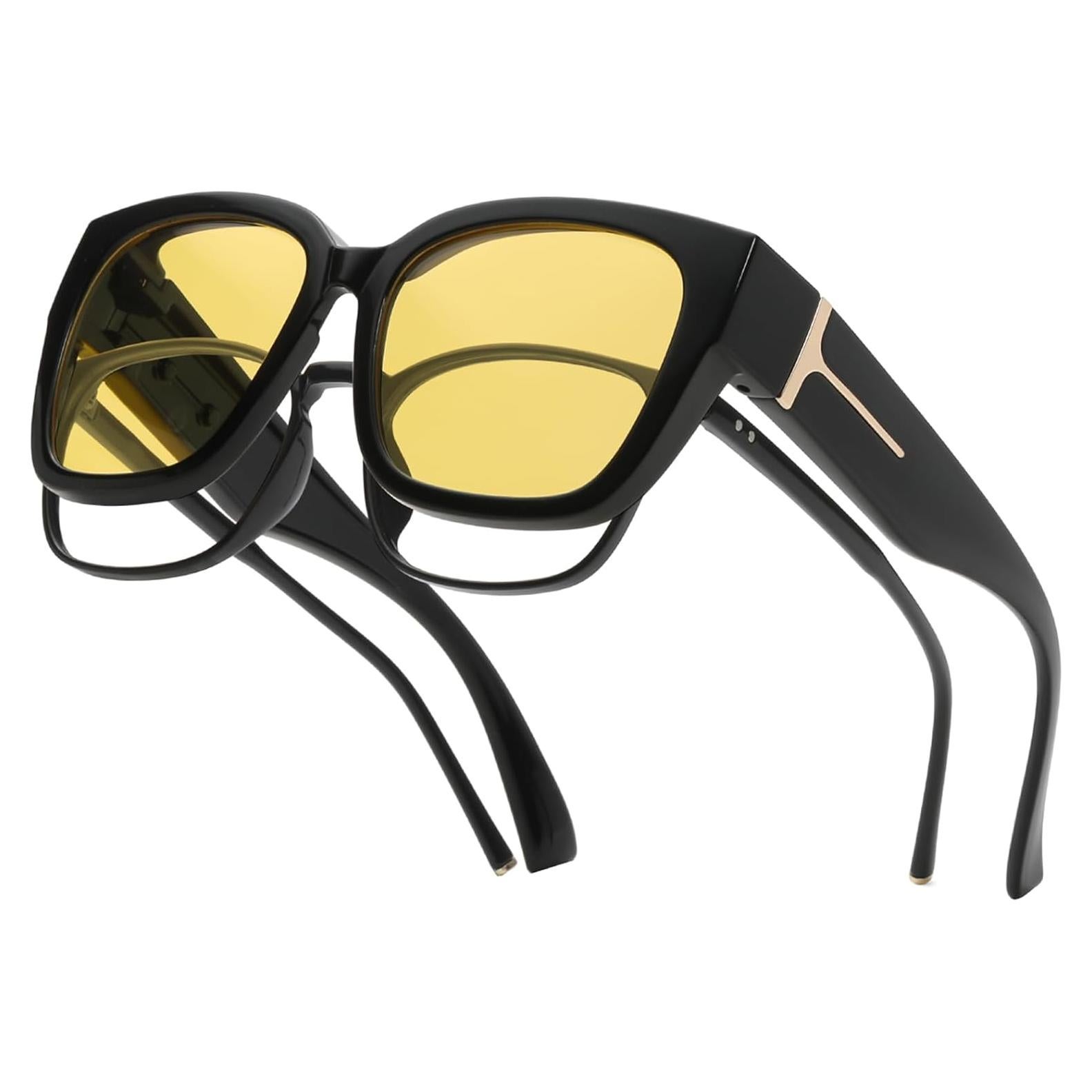 Gafas de Conducción D Lolylad Polarizadas Nocturnas