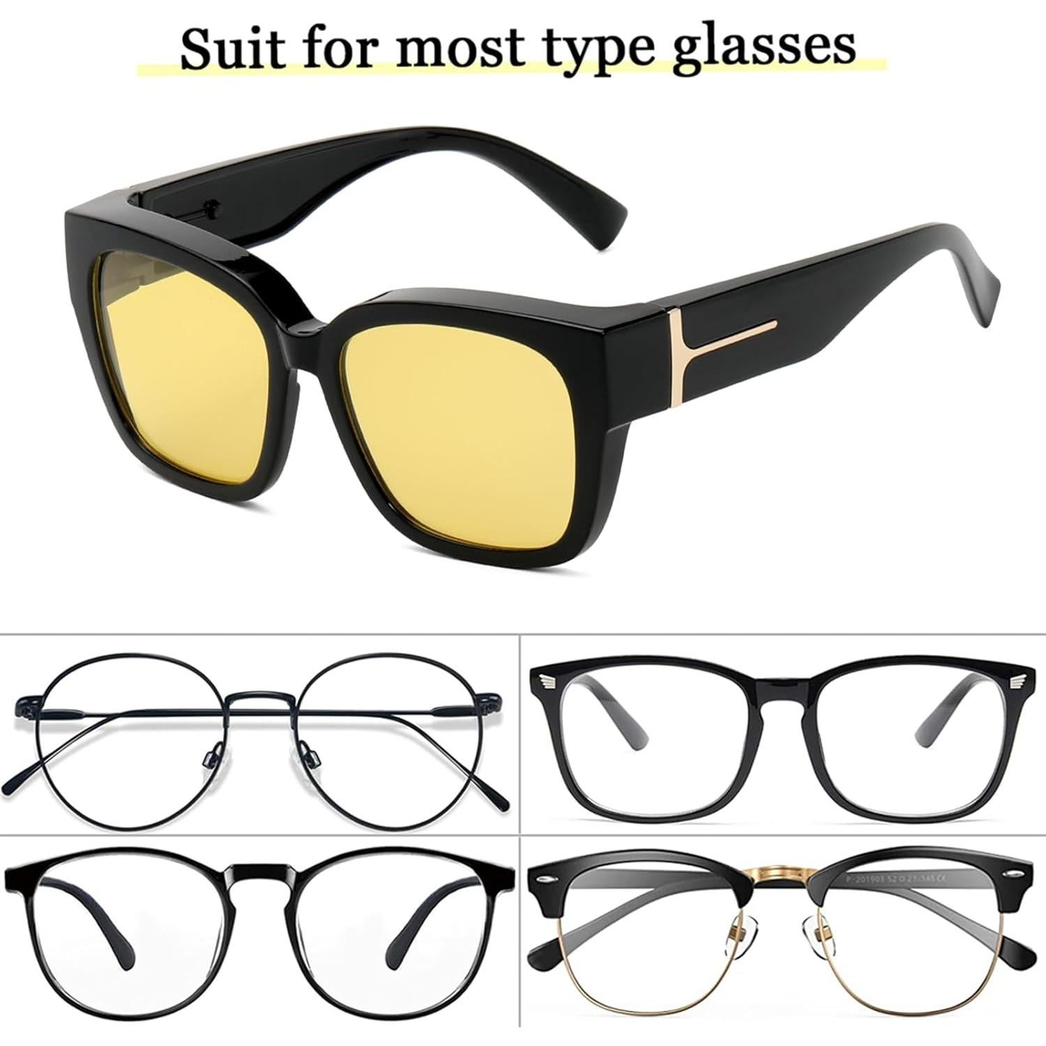 Gafas de Conducción D Lolylad Polarizadas Nocturnas