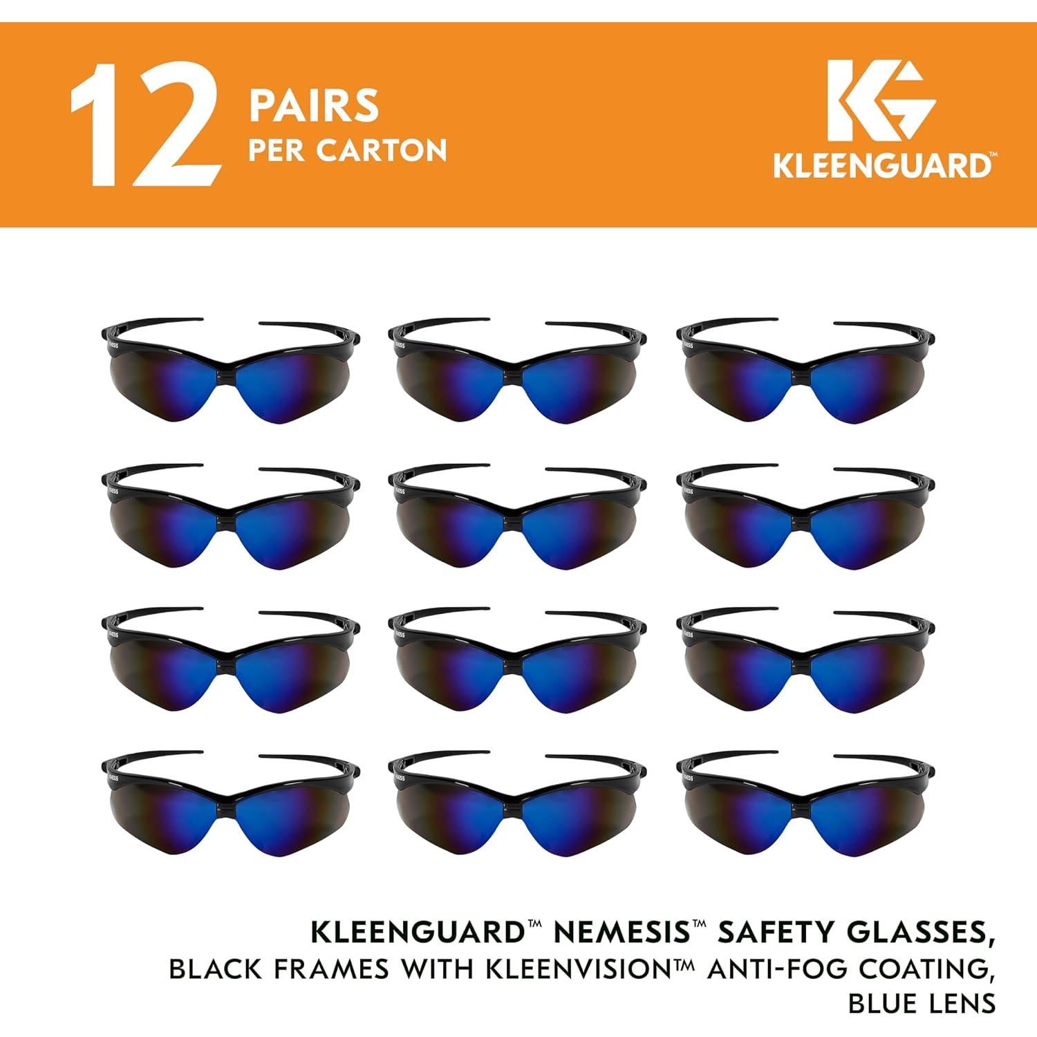 Gafas de Seguridad KleenGuard V30 Nemesis - 12 Pares