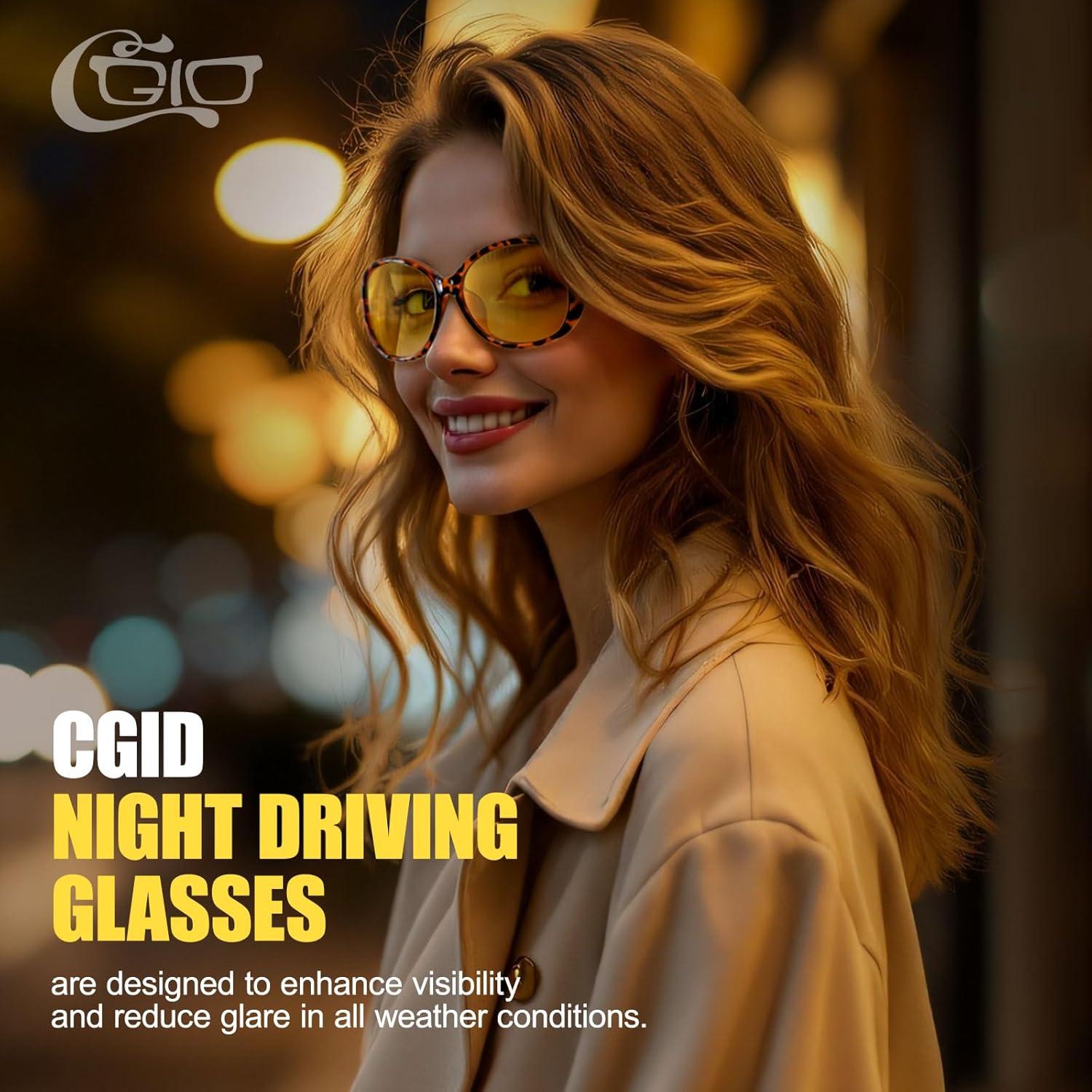 Gafas de Conducción Nocturna CGID UV400 Polarizadas Mujeres