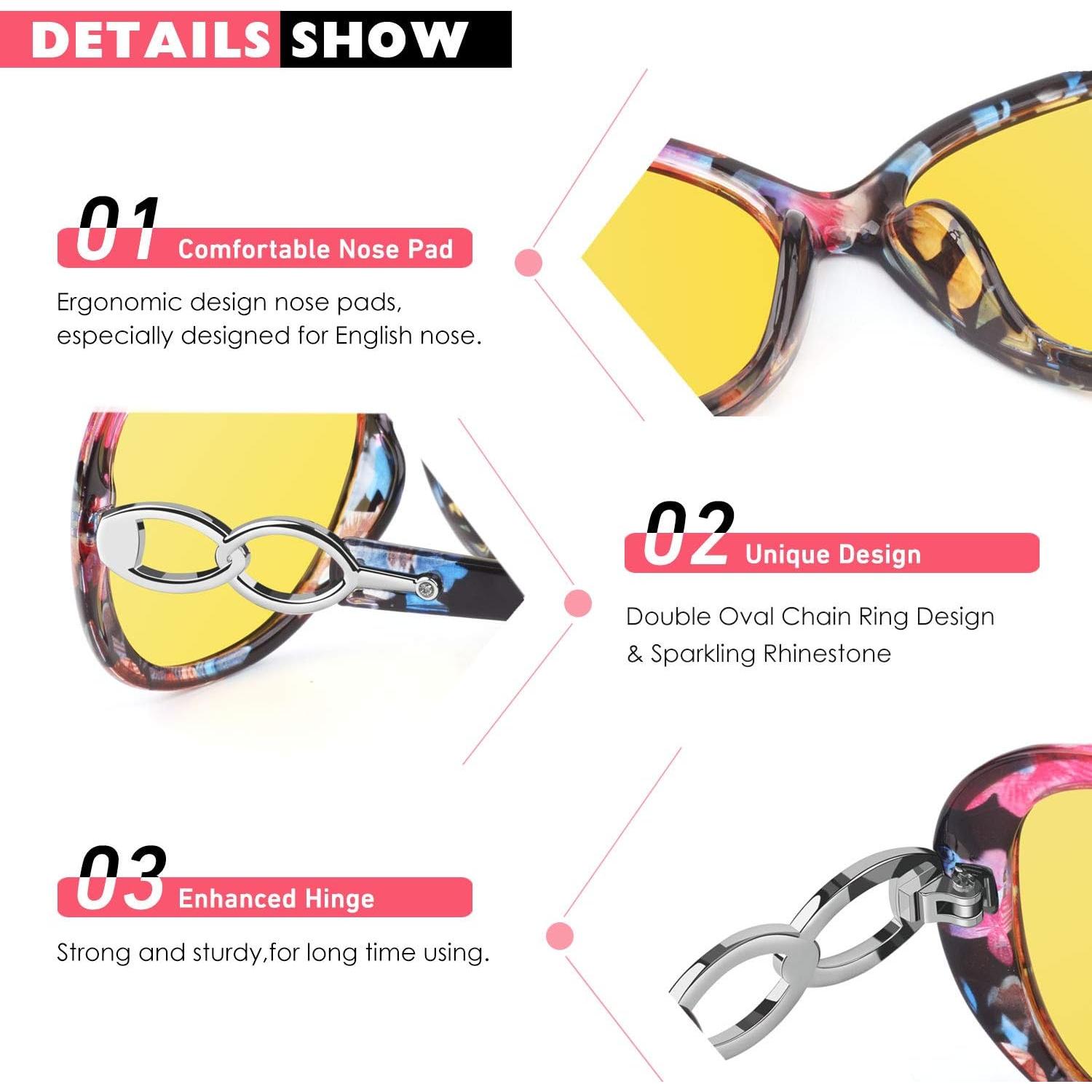 Gafas de Conducción Nocturna CGID UV400 Polarizadas Mujeres