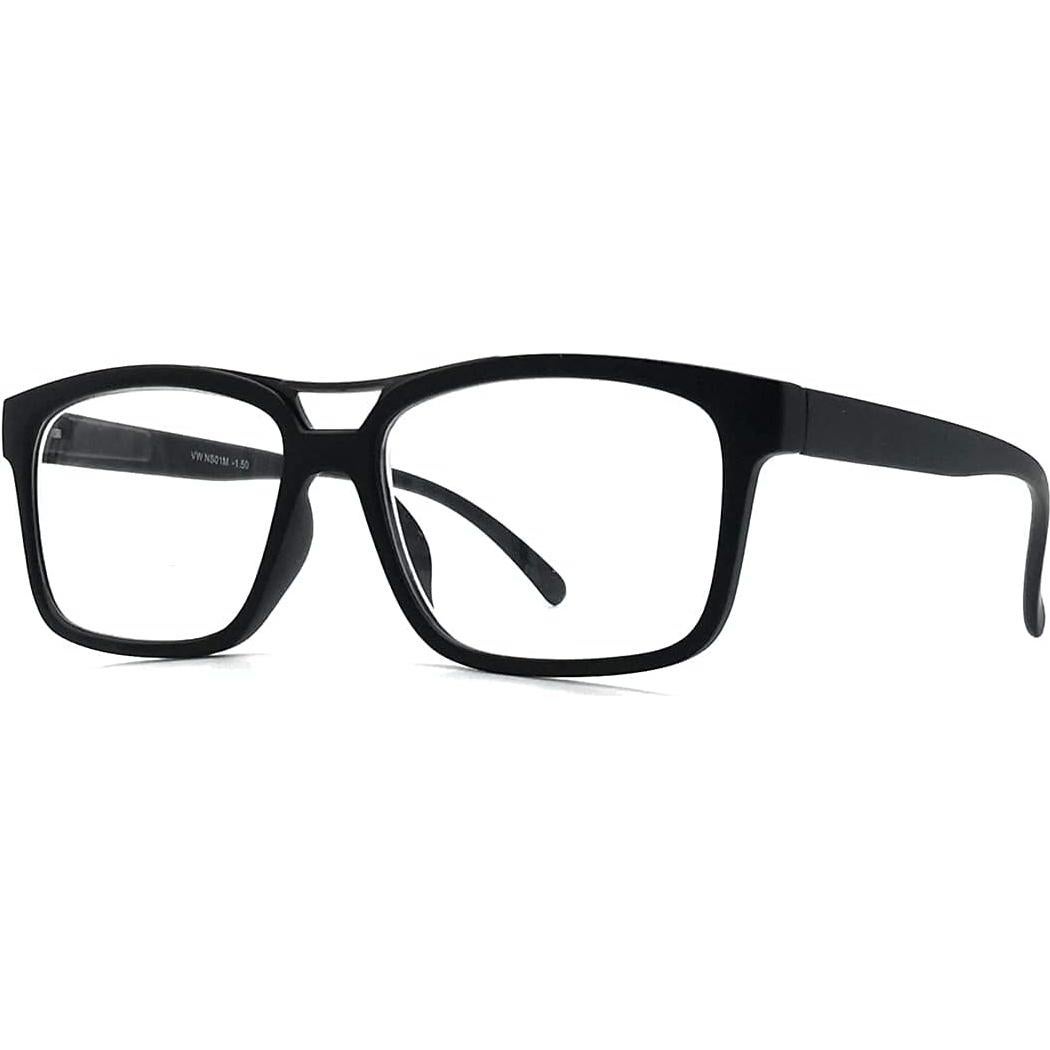 Gafas de miopía -2.50 Unisex 2 pares Rectangulares