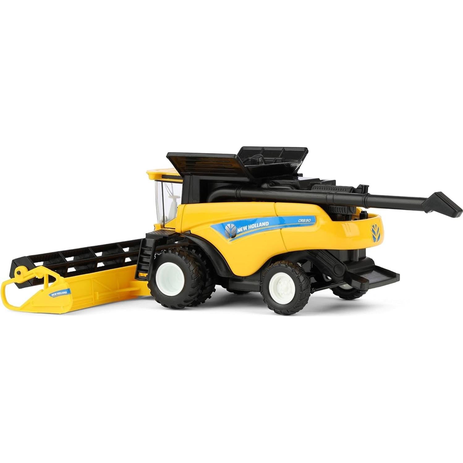 Cosechadora ERTL 1/64 Nueva Holanda CR8.90 con Encabezados