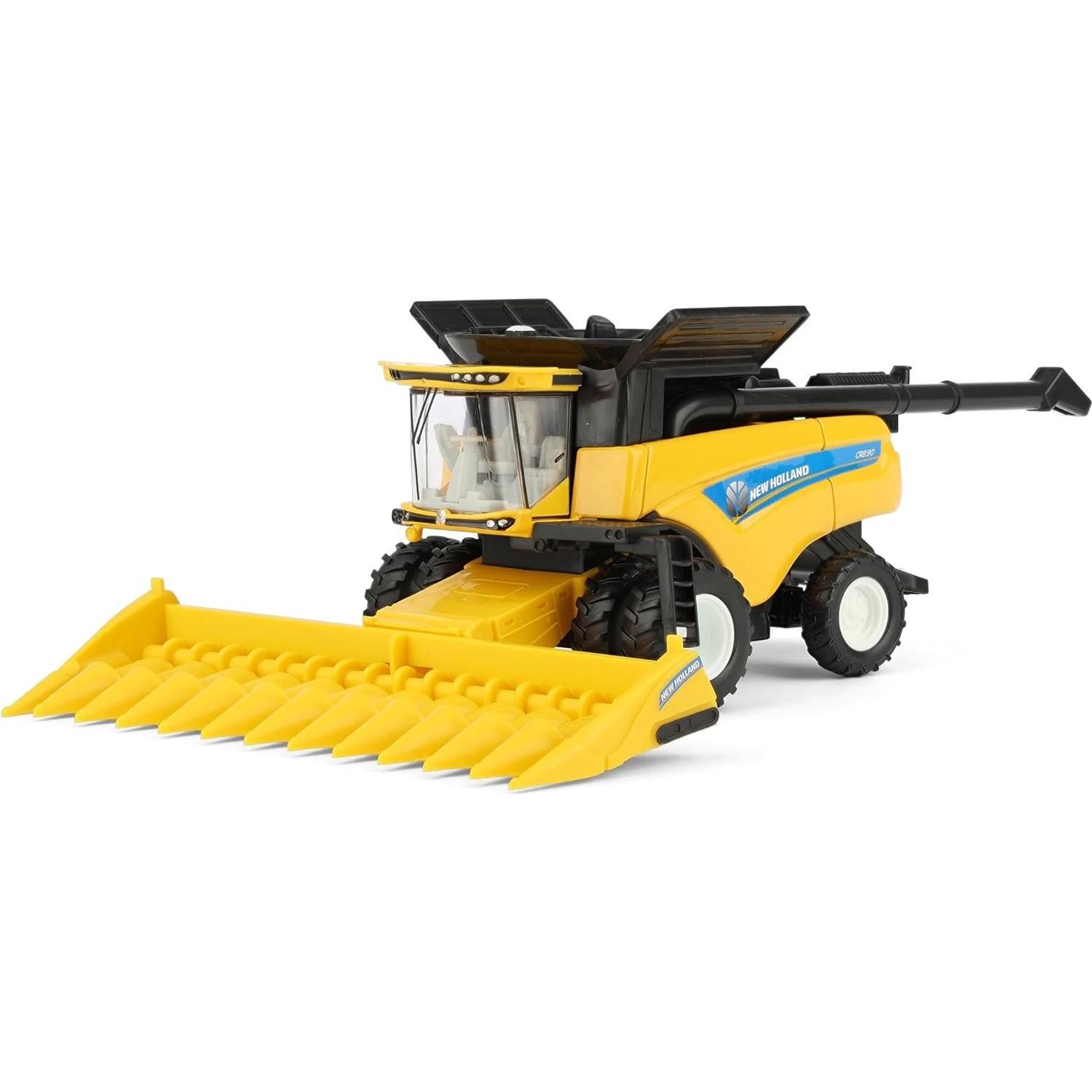 Cosechadora ERTL 1/64 Nueva Holanda CR8.90 con Encabezados