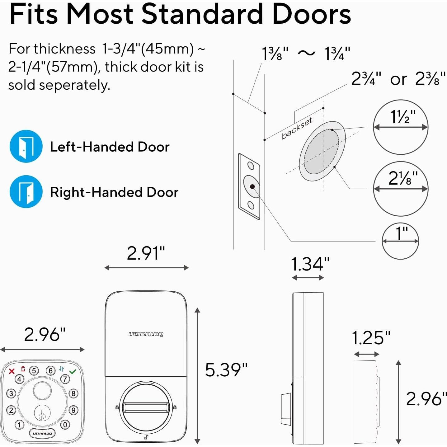 Cerradura Inteligente ULTRALOQ Bolt con Huella Dactilar