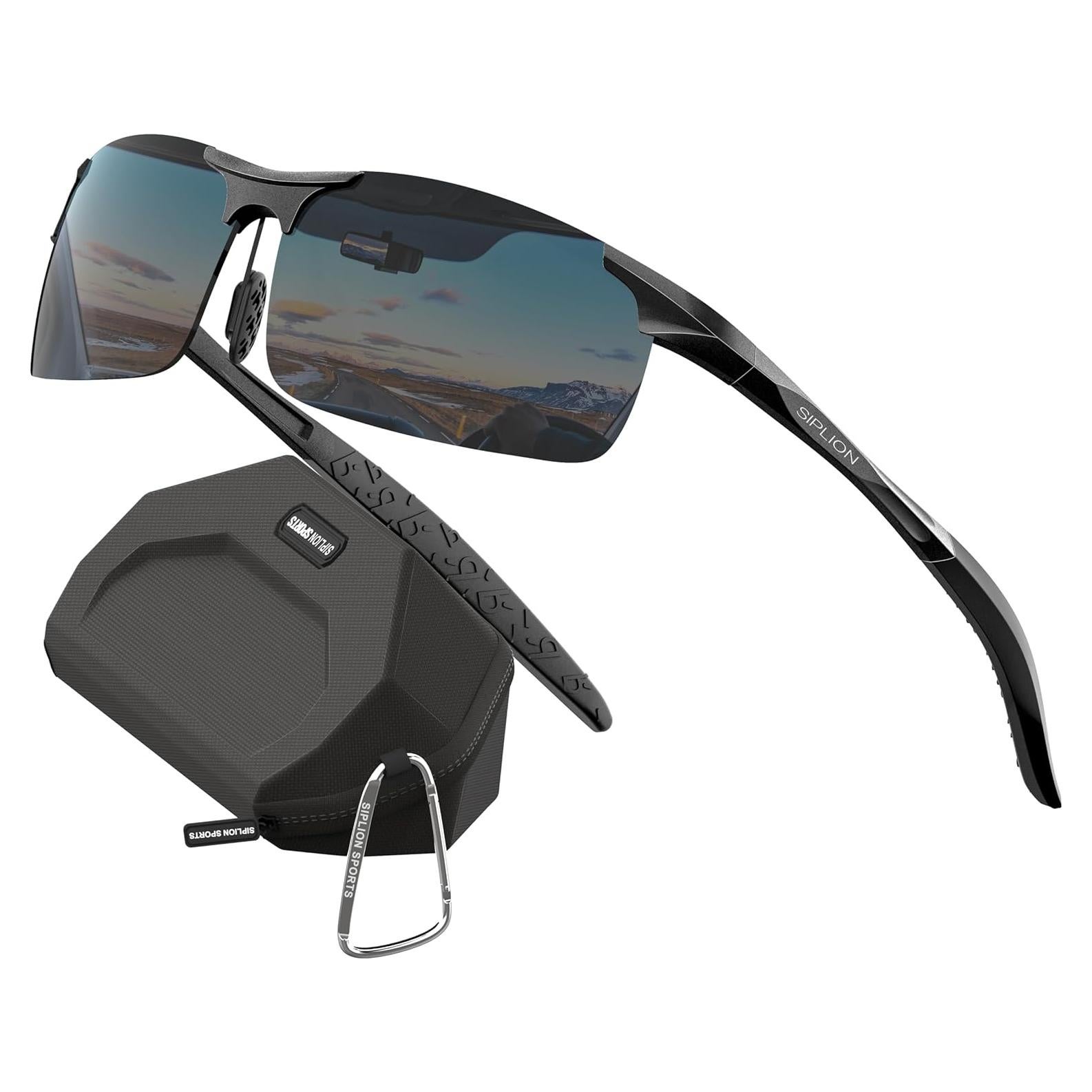 Gafas de sol SIPLION polarizadas para hombres UV400 ligeras
