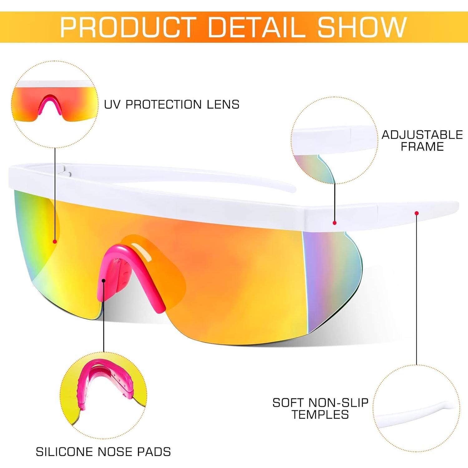 3 Pares de Gafas de Sol Deportivas Sherr UV Polarizadas