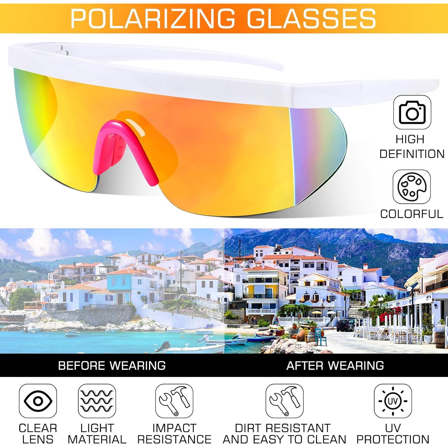 3 Pares de Gafas de Sol Deportivas Sherr UV Polarizadas