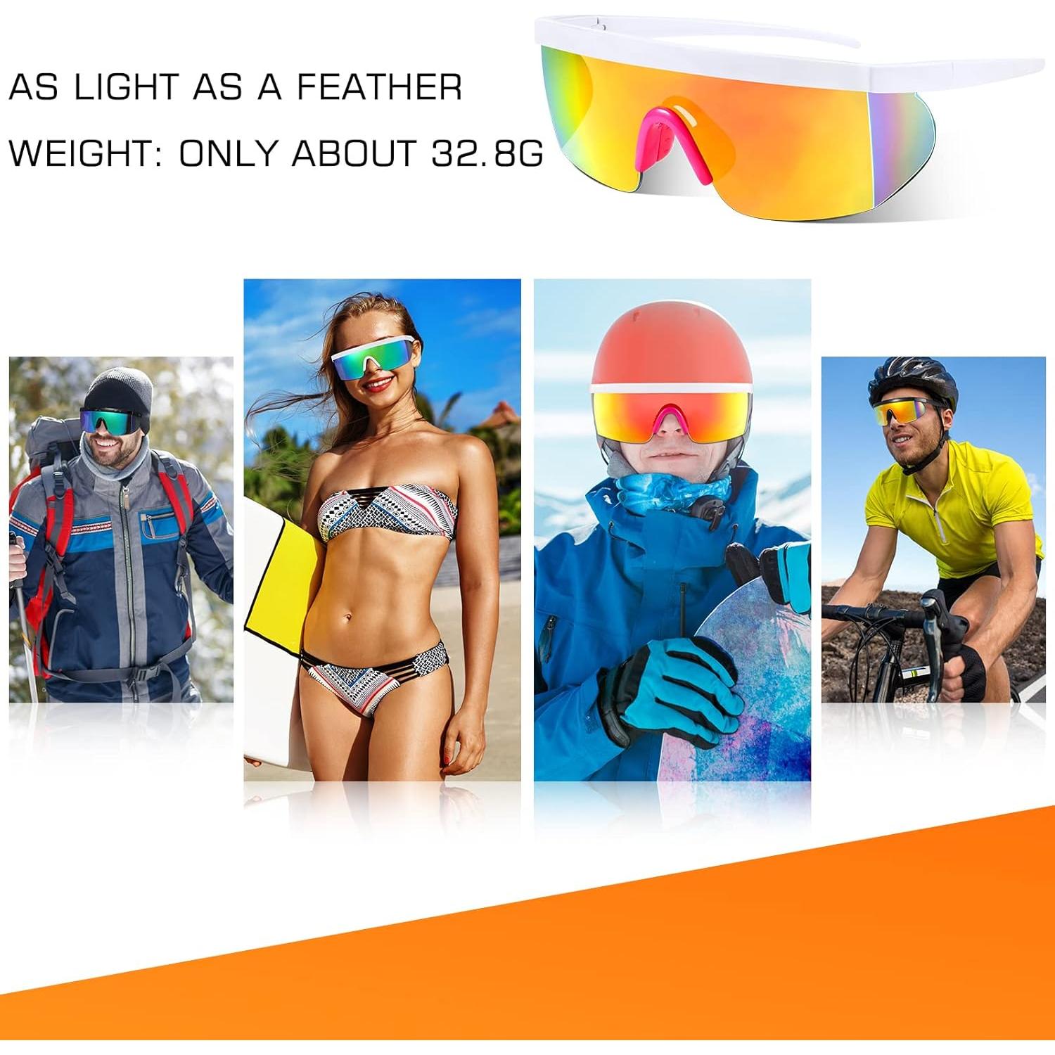 3 Pares de Gafas de Sol Deportivas Sherr UV Polarizadas