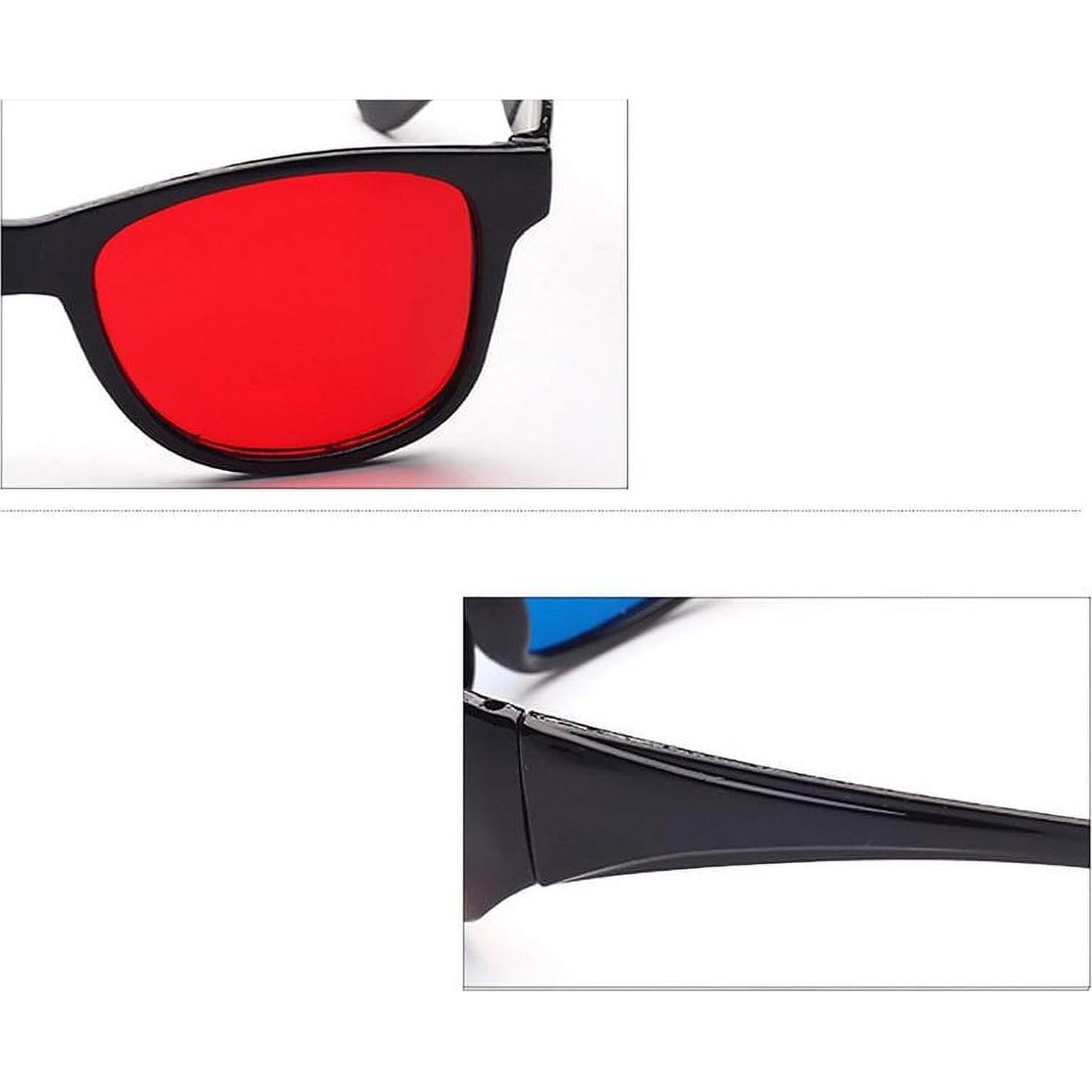 Gafas 3D Universales Calsgkspray Rojas y Azules 2 Pcs