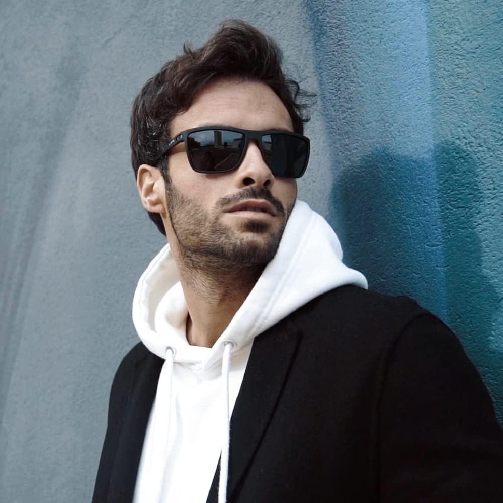 Gafas de sol ZENOTTIC para hombres con marco TR90 UV400