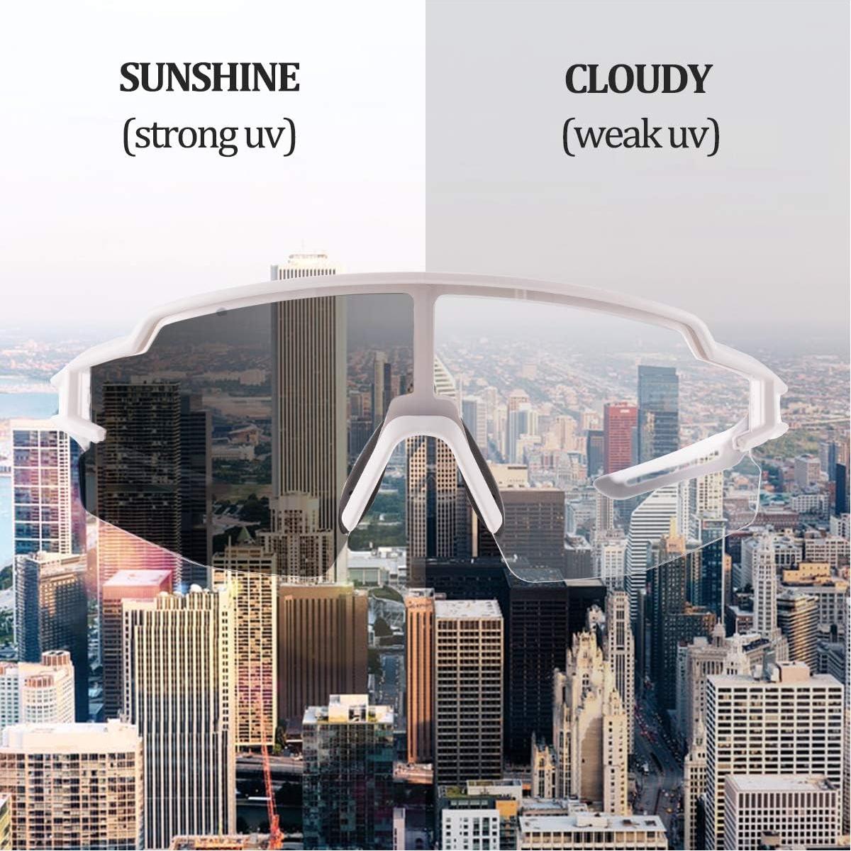 Gafas de sol fotocromáticas ROCKBROS UV400 para ciclismo