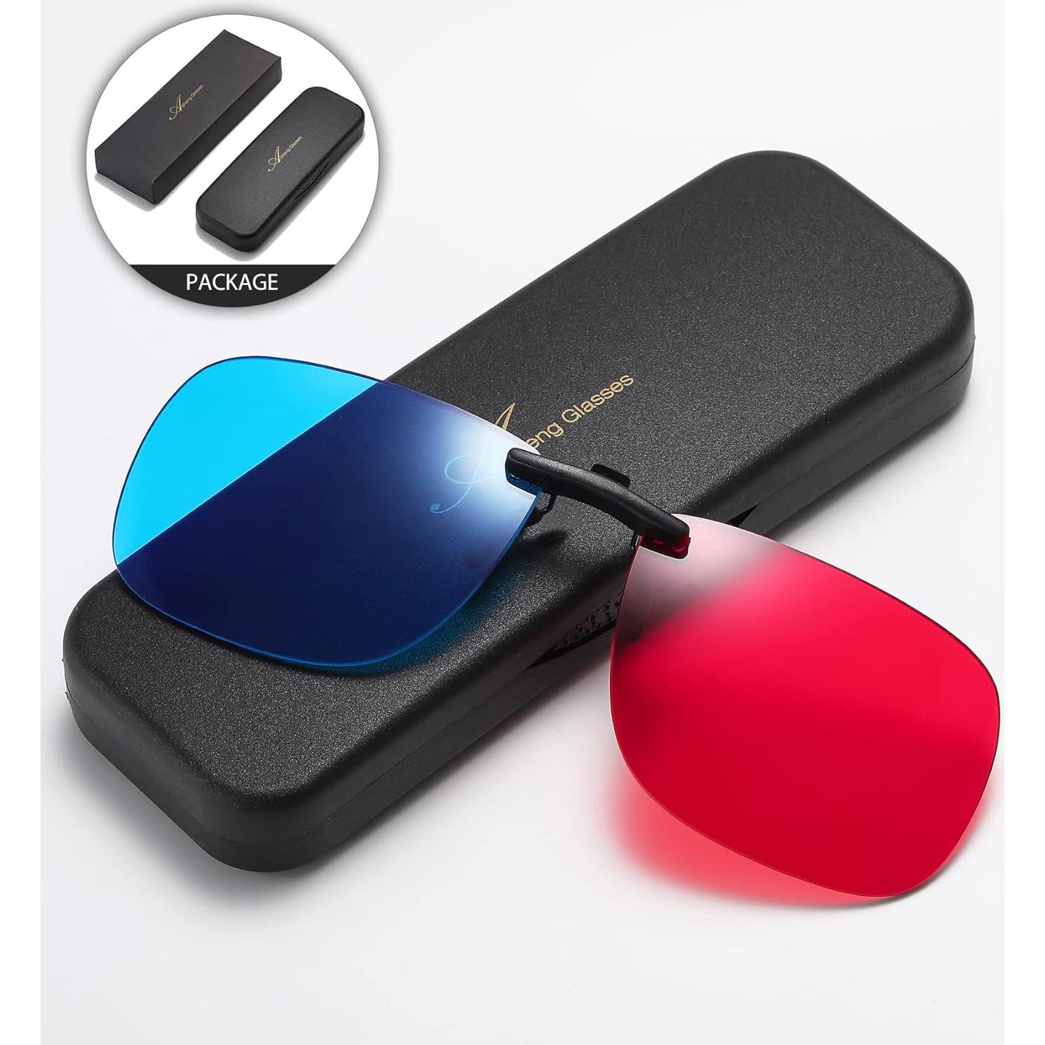 Gafas 3D Anaglifo Clip On AoHeng AH-019 Ligeras y Claras