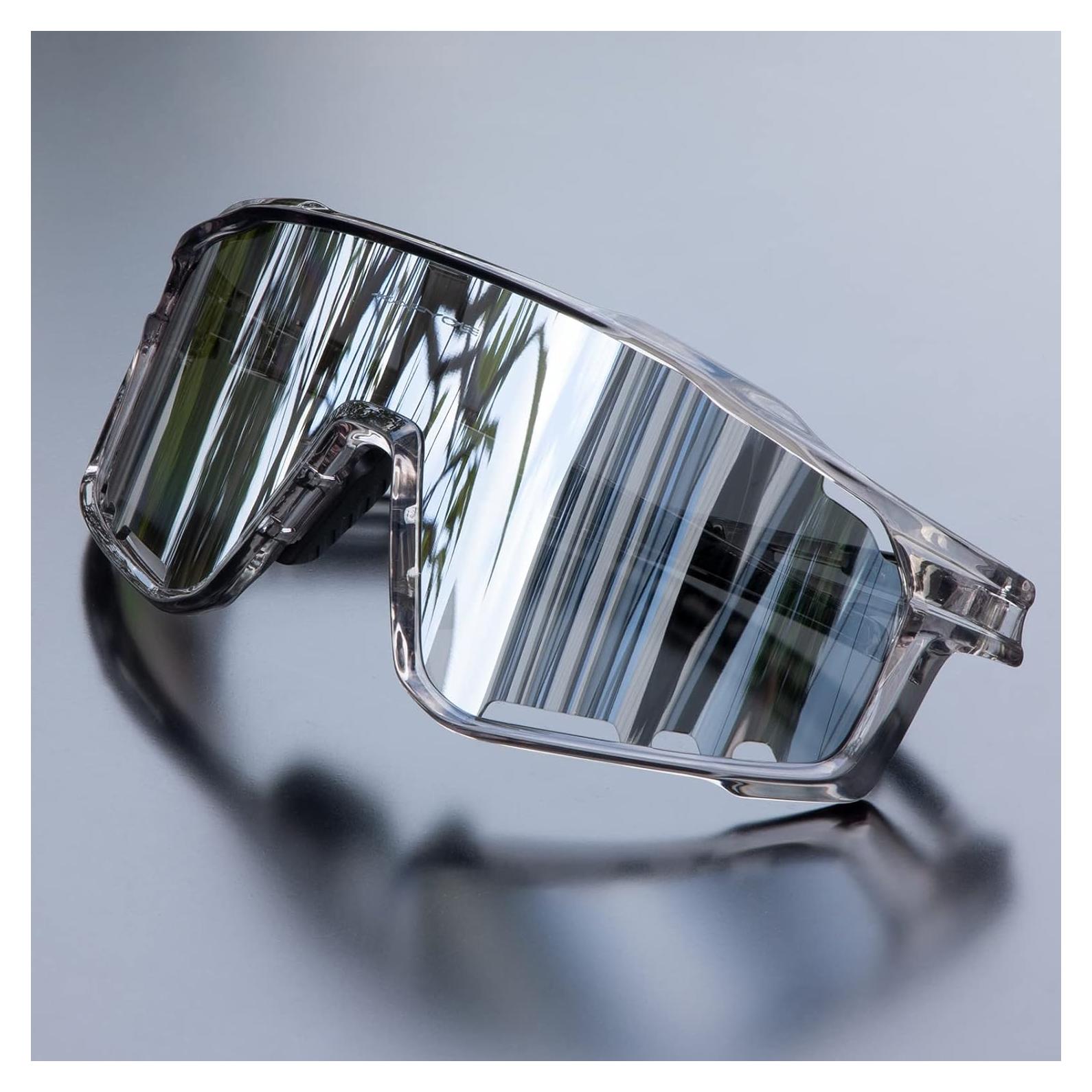 Gafas de Ciclismo KAPVOE Polarizadas TR90 3 Lentes UV400