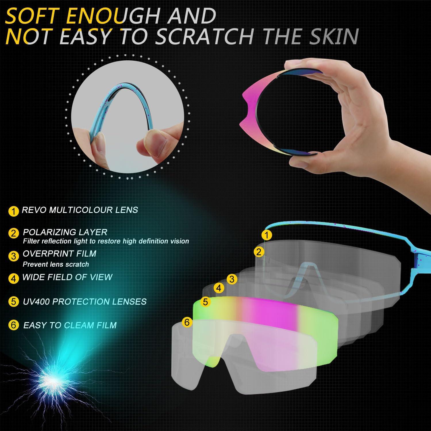 Gafas de Ciclismo Polarizadas SPOSUNE UV400 Unisex