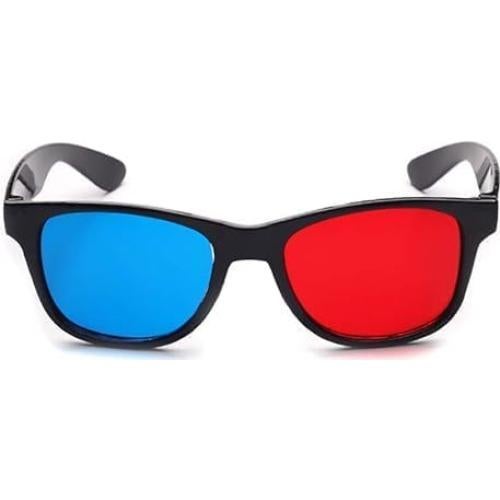 Gafas 3D Labriciyon Rojas y Azules Universales 3D