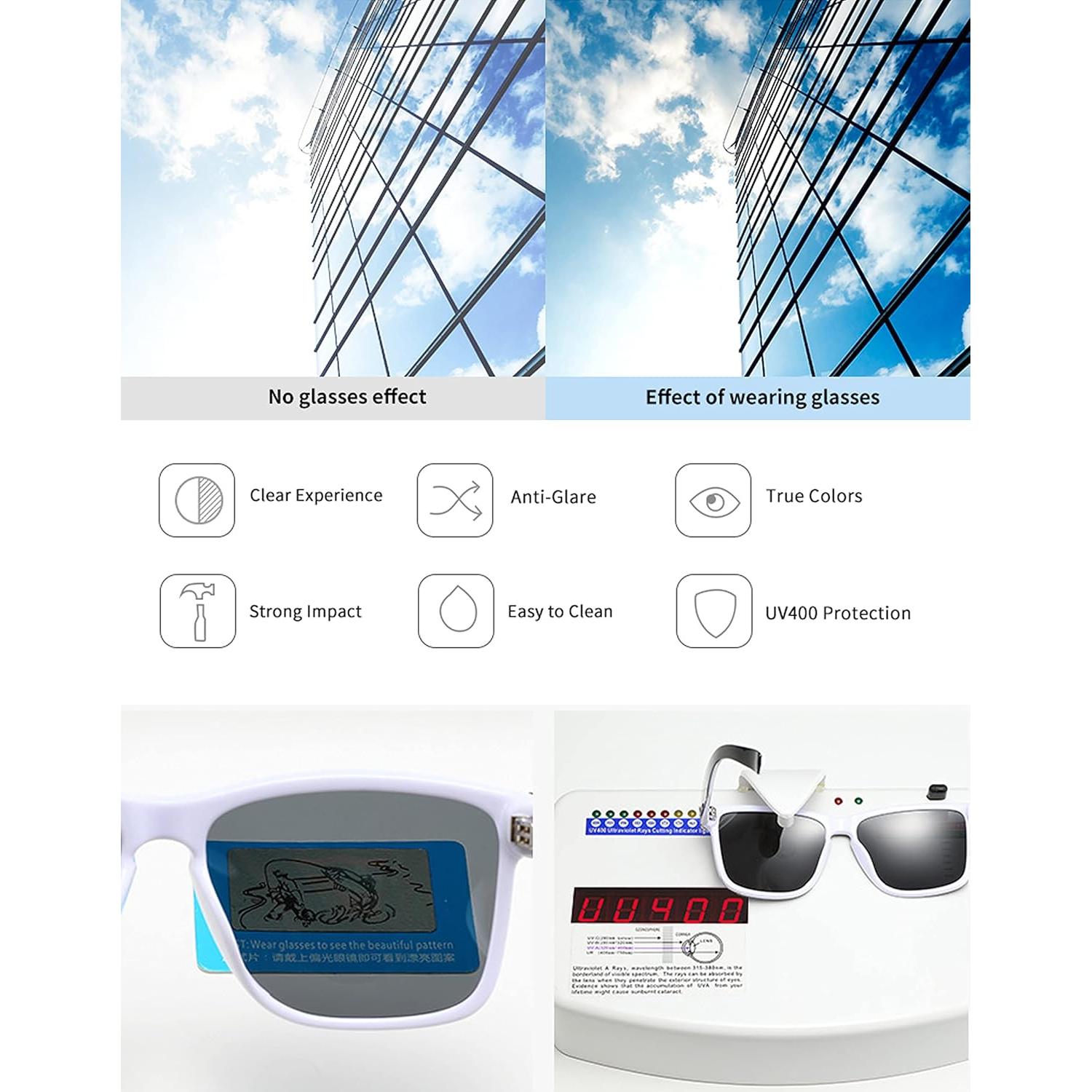 Gafas de sol polarizadas VIAHDA 6013 para deportes unisex