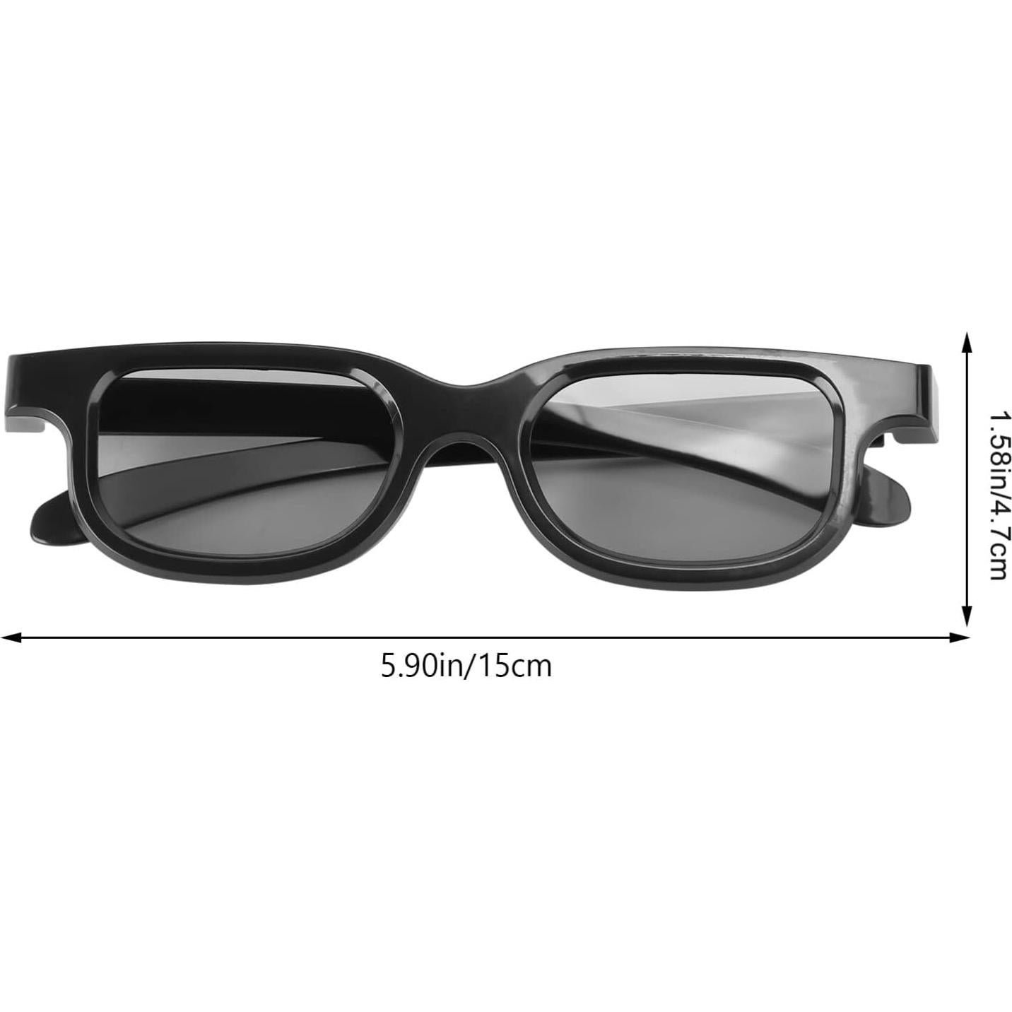 Gafas 3D SUPVOX Ultra-Ligeras Polarizadas - Marco Negro