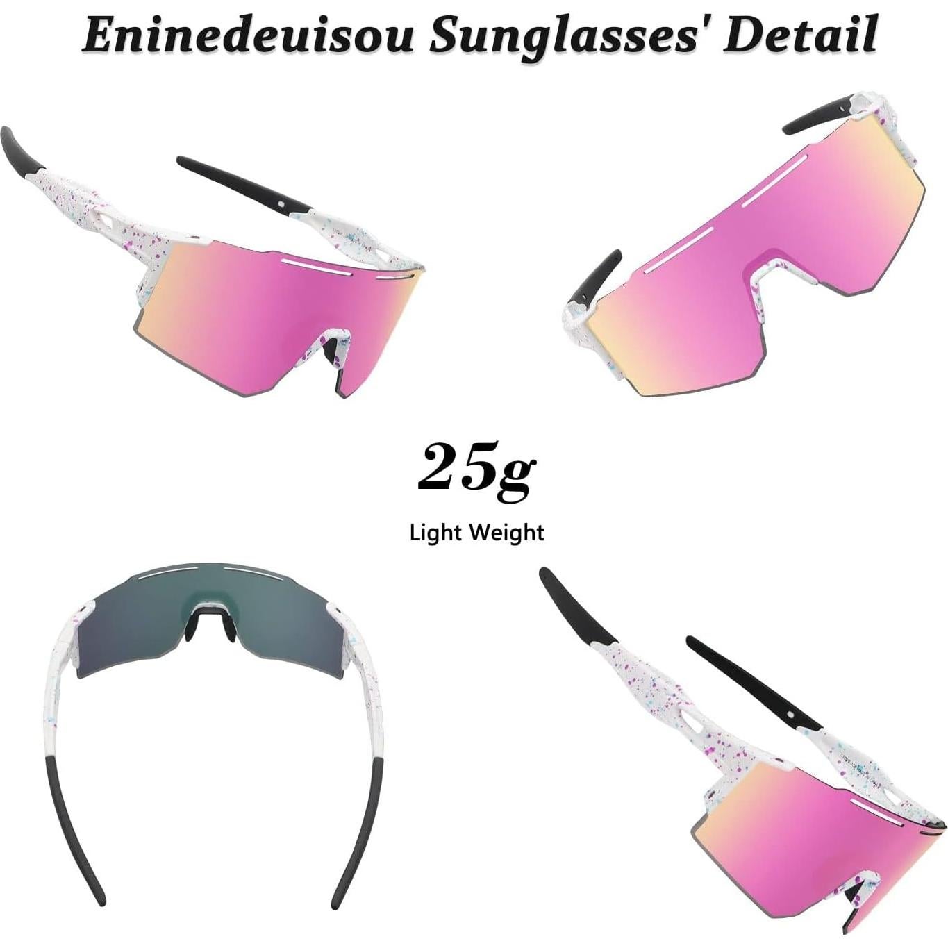 Gafas de Sol Deportivas UV400 Unisex Eninedeuisou EDS02550A