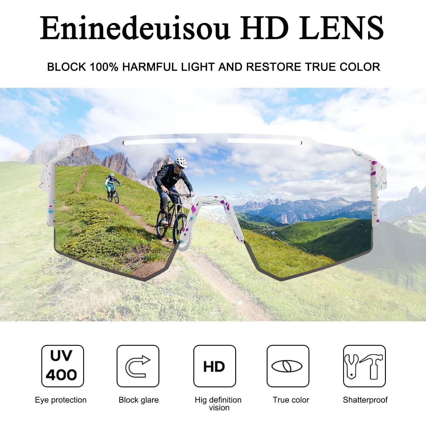 Gafas de Sol Deportivas UV400 Unisex Eninedeuisou EDS02550A