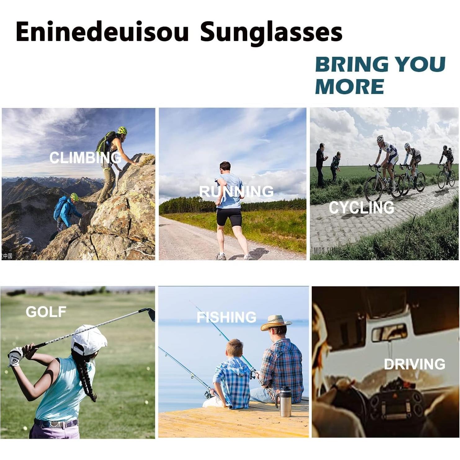 Gafas de Sol Deportivas UV400 Unisex Eninedeuisou EDS02550A