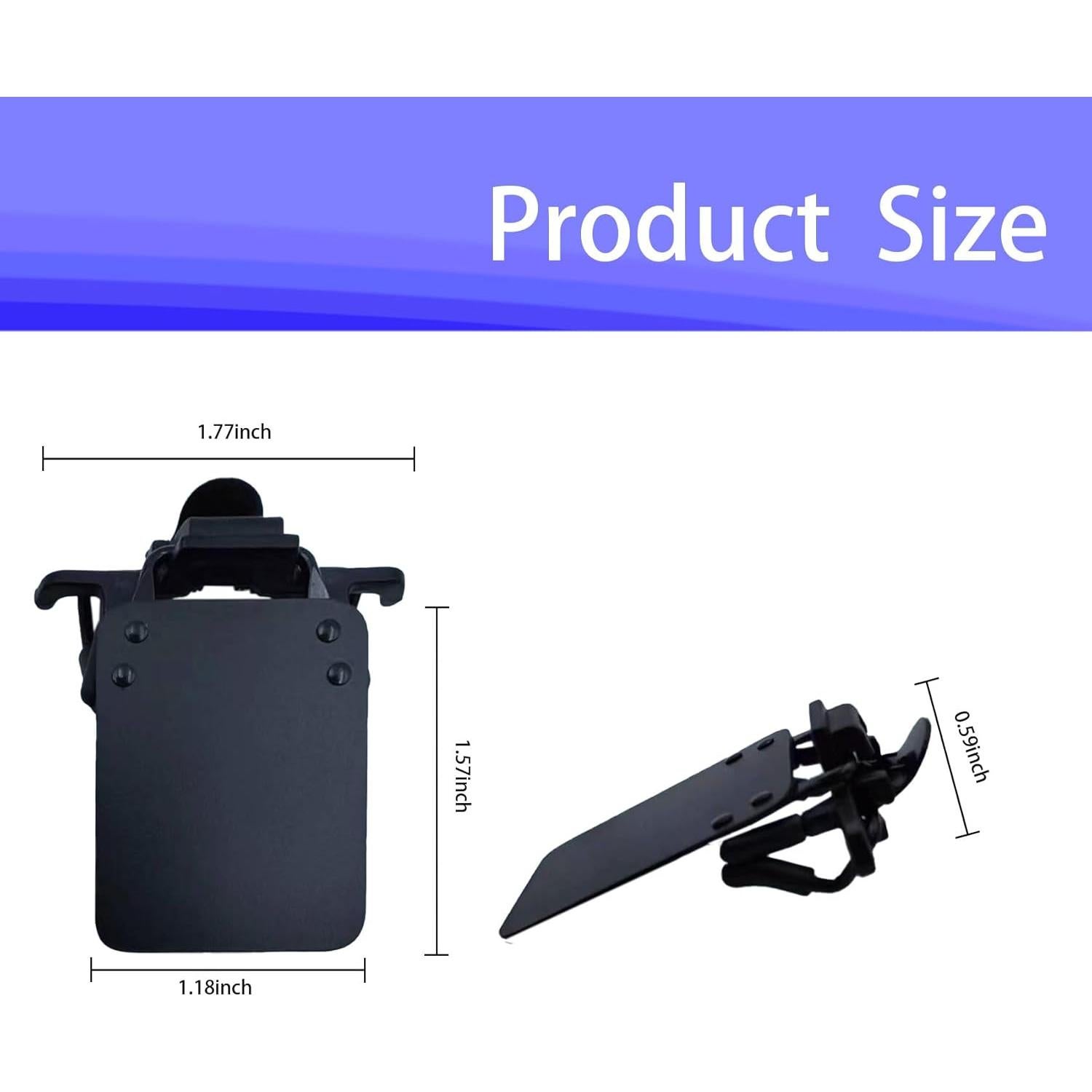 Gafas de Tiro Estándar JSHYGOUP con Clip Oclusor - 2 Piezas