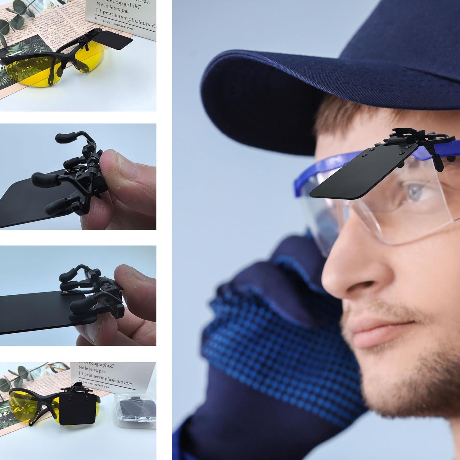 Gafas de Tiro Estándar JSHYGOUP con Clip Oclusor - 2 Piezas